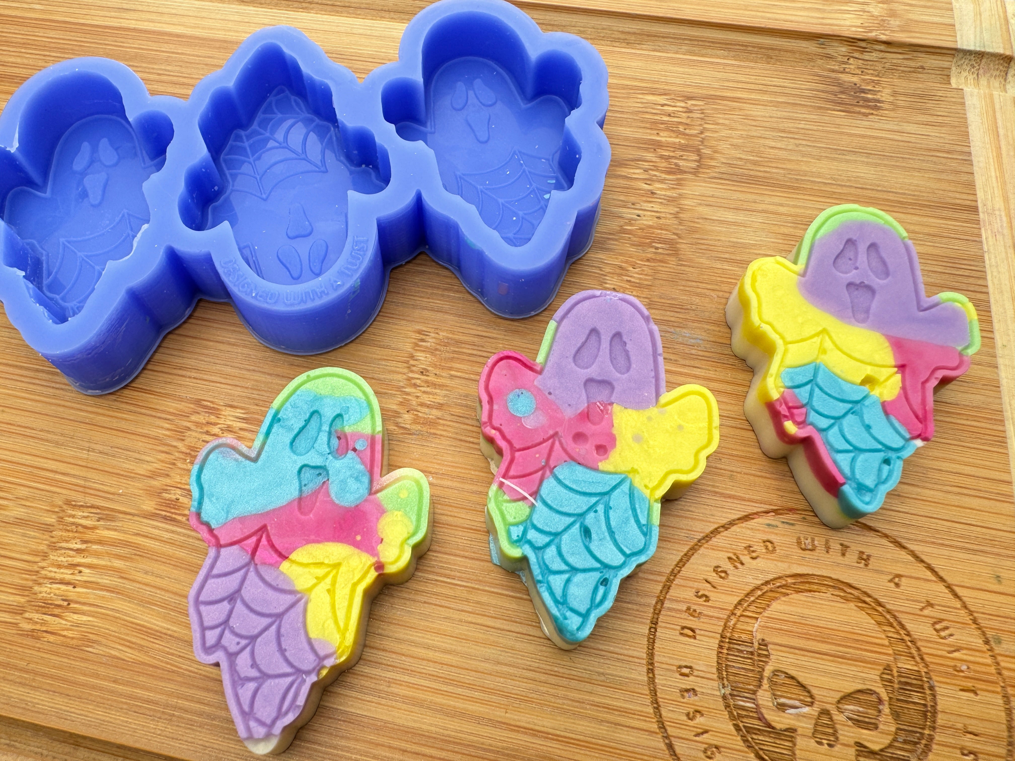 Ghostie Silicone Mold Trio