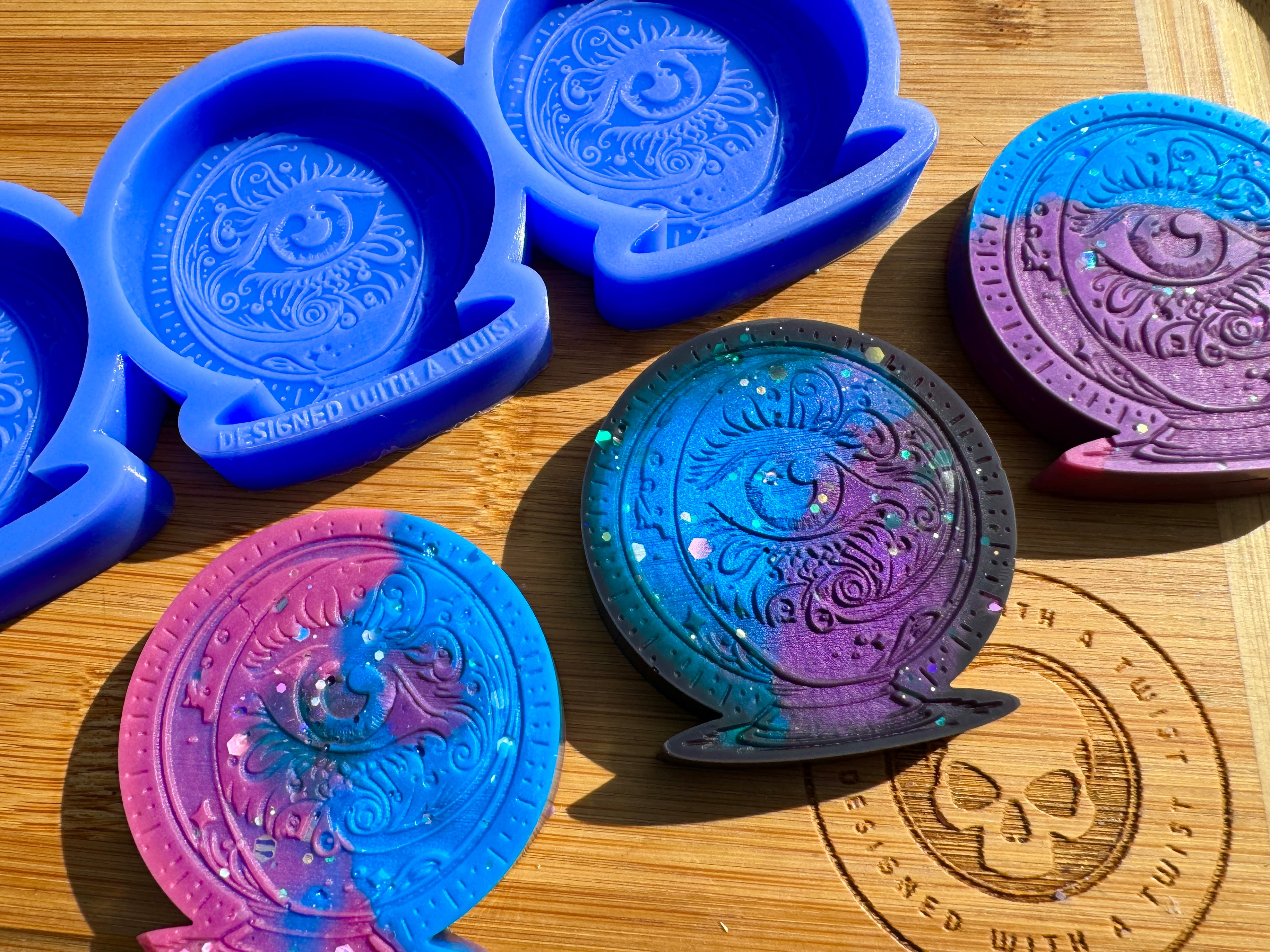 Evil Eye Crystal Ball Silicone Mold