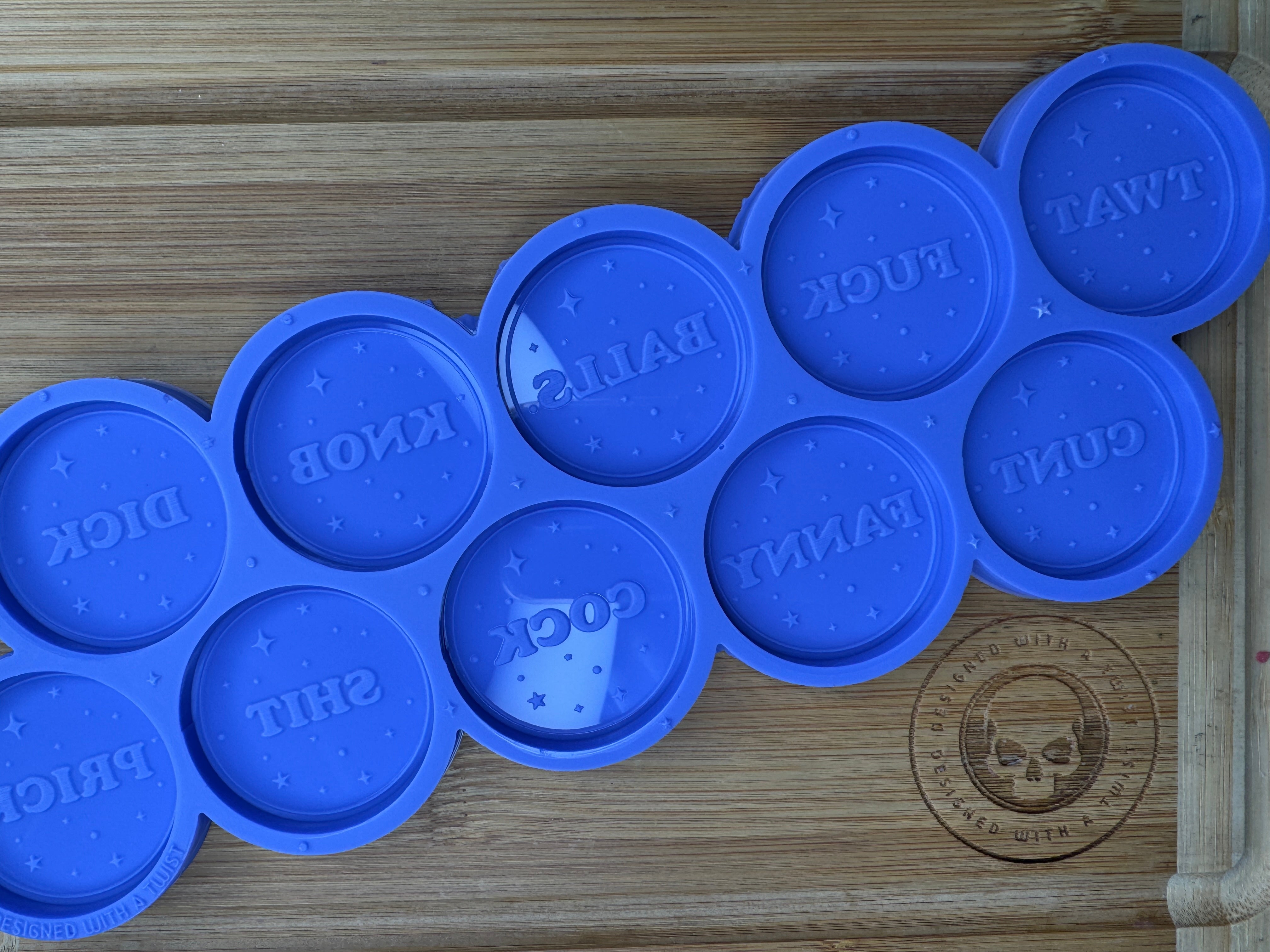 Sweary Topper Palette Silicone Mold