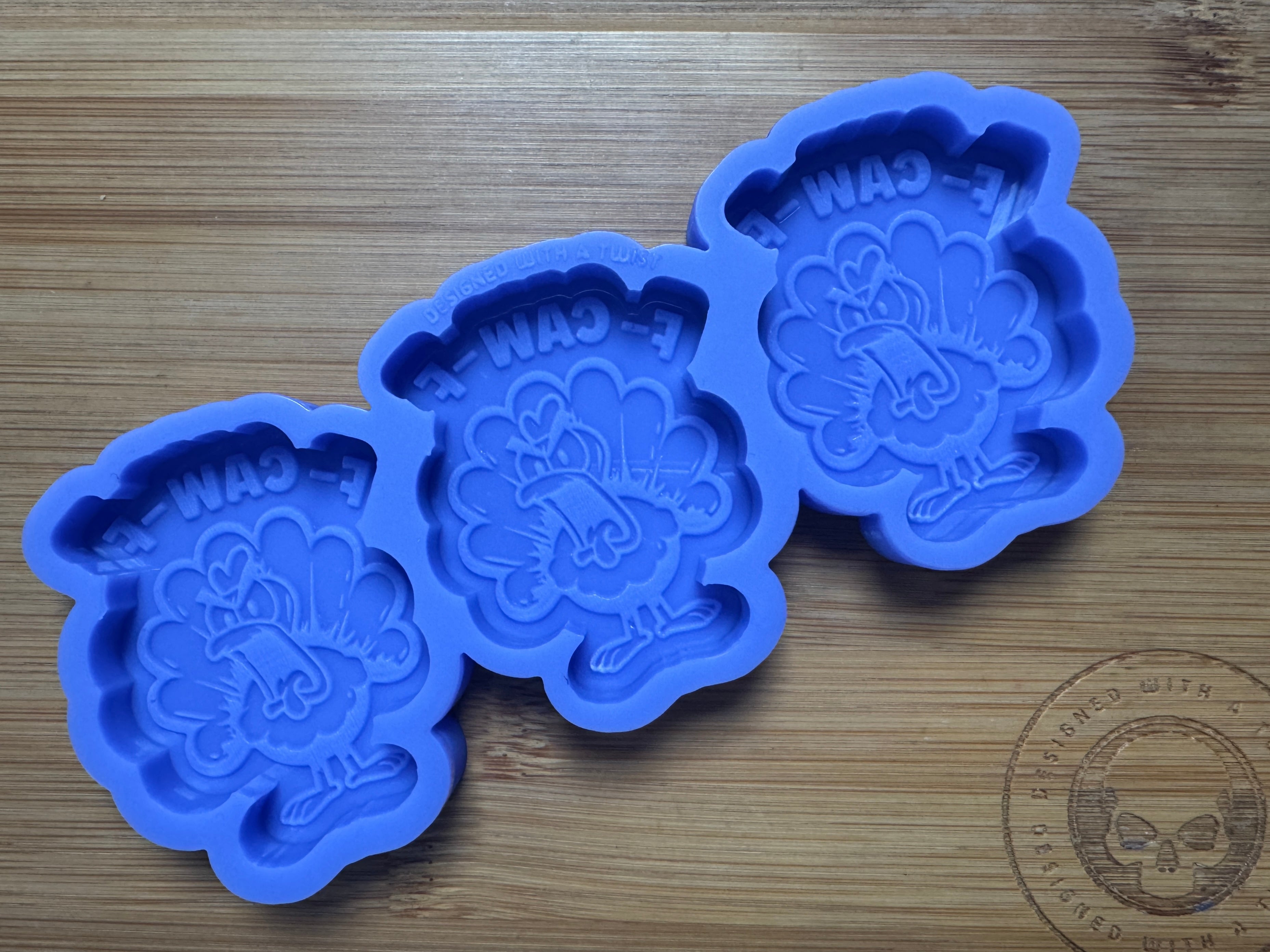 F-CAW-F Turkey Silicone Trio Mold