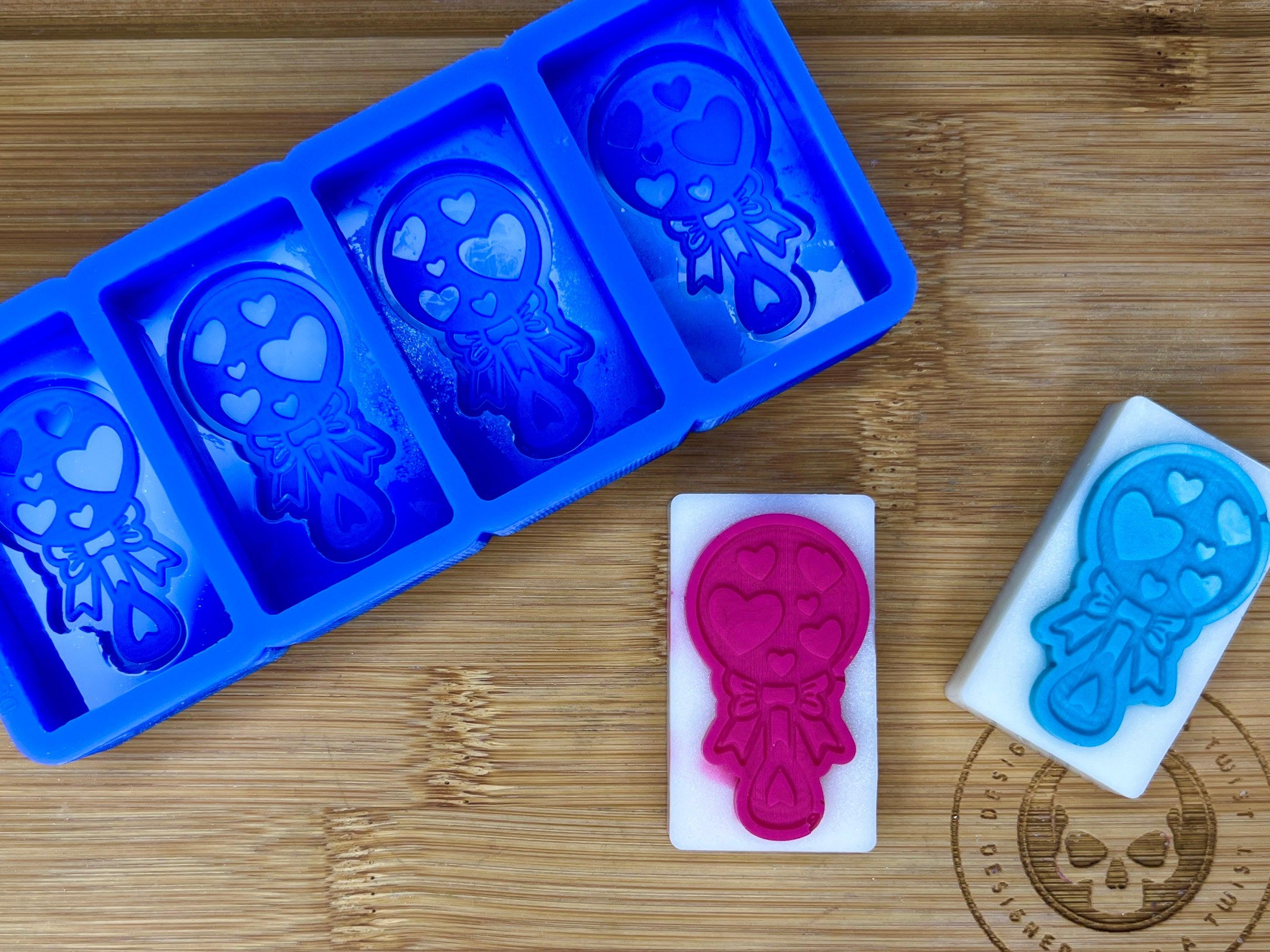 Baby Rattle Silicone Mold - HoBa Edition - Designed with a Twist - Top quality silicone molds made in the UK.