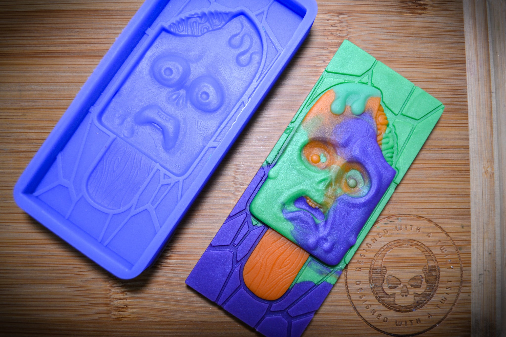 Zombie Lolly Snapbar Silicone Mold