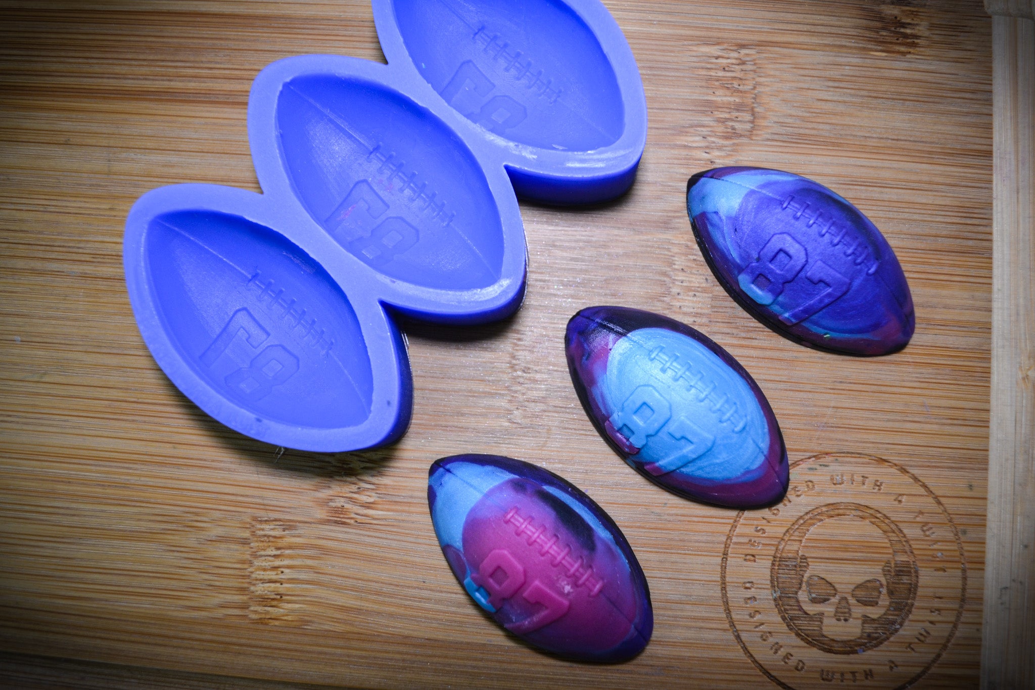 87 American Football Silicone Mold