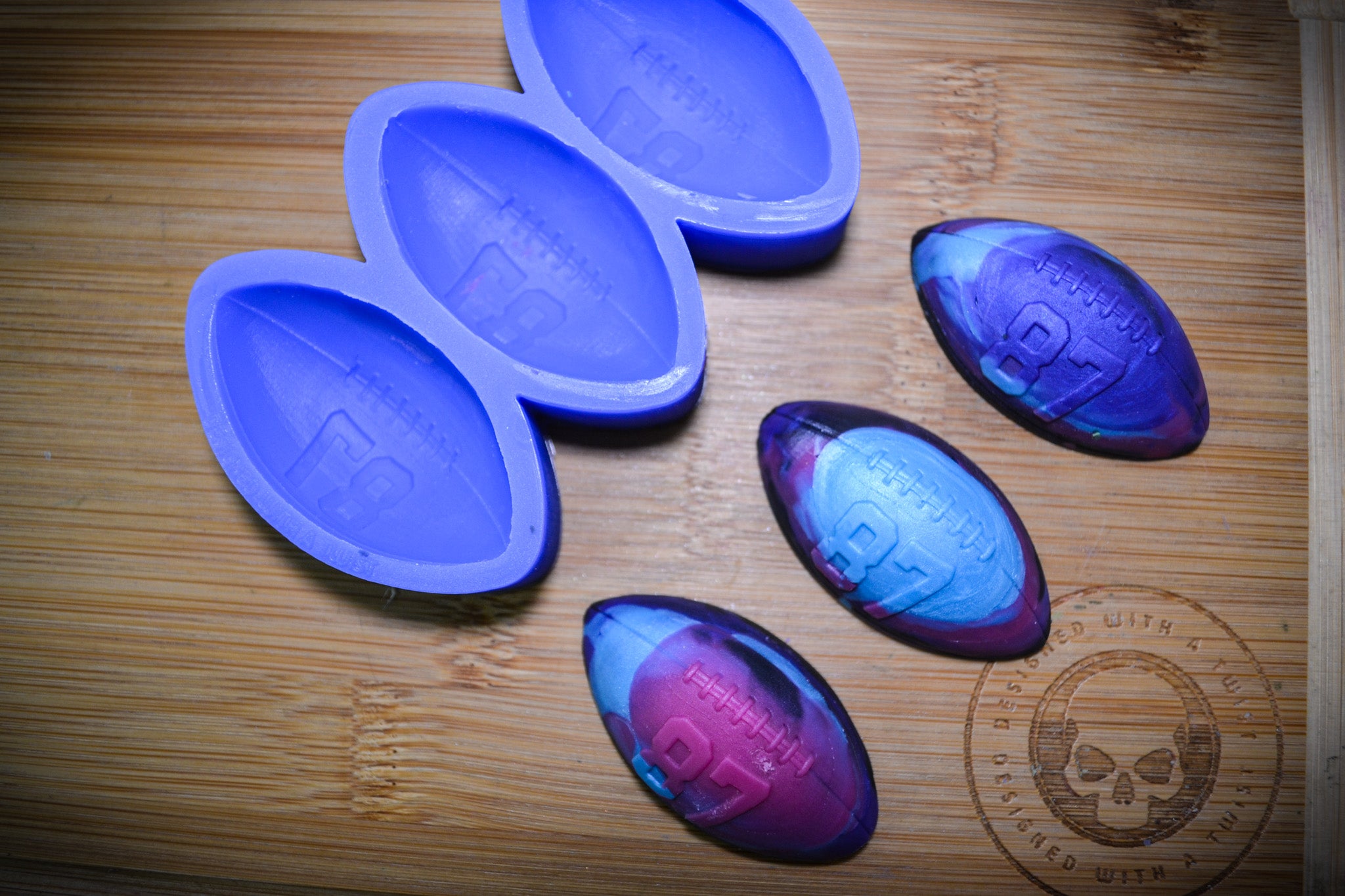 87 American Football Silicone Mold
