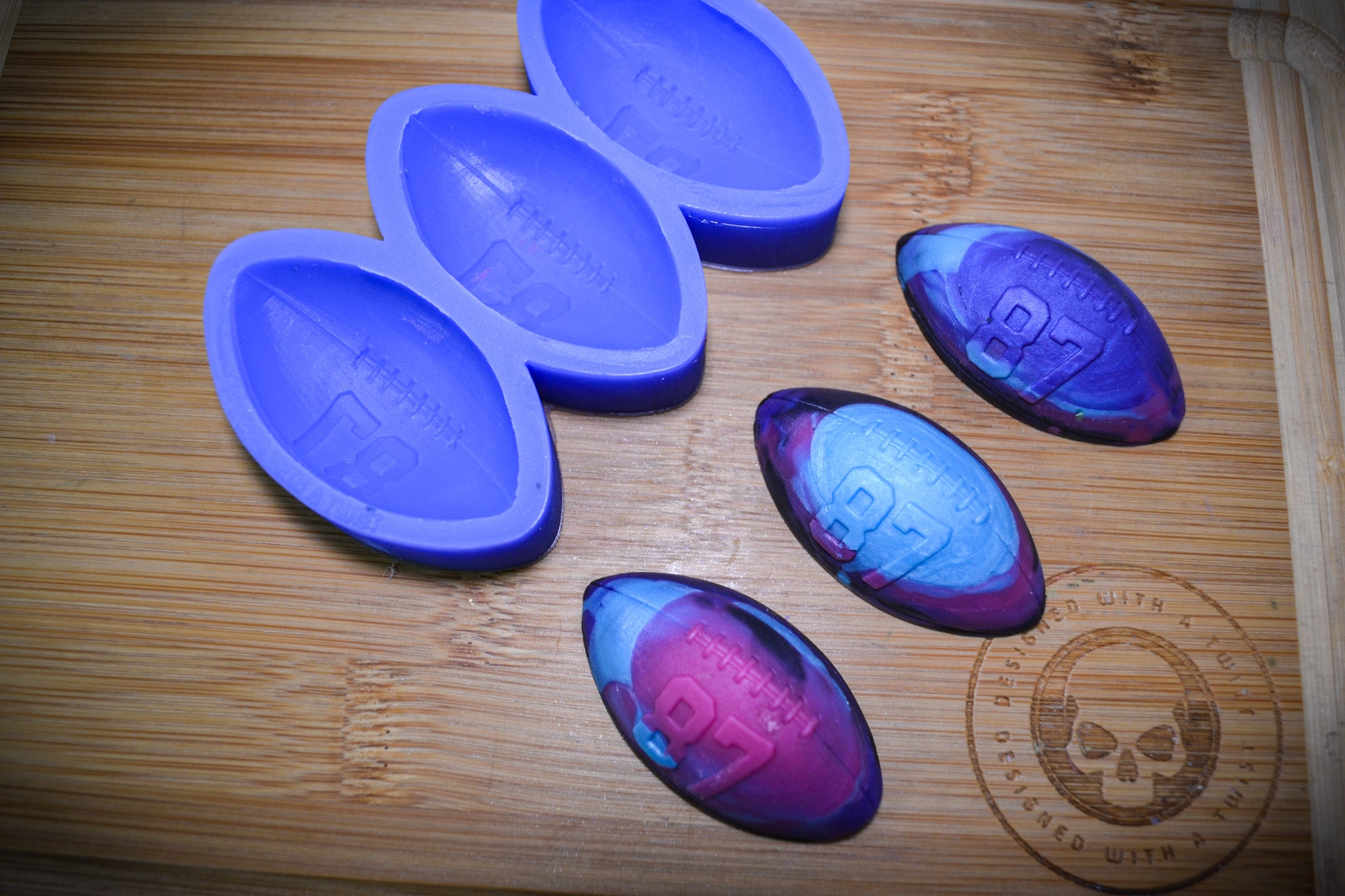 87 American Football Silicone Mold