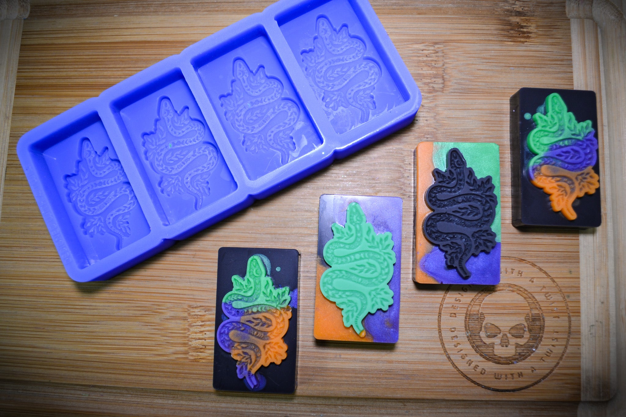 Gothic Snake Silicone Mold - HoBa Edition