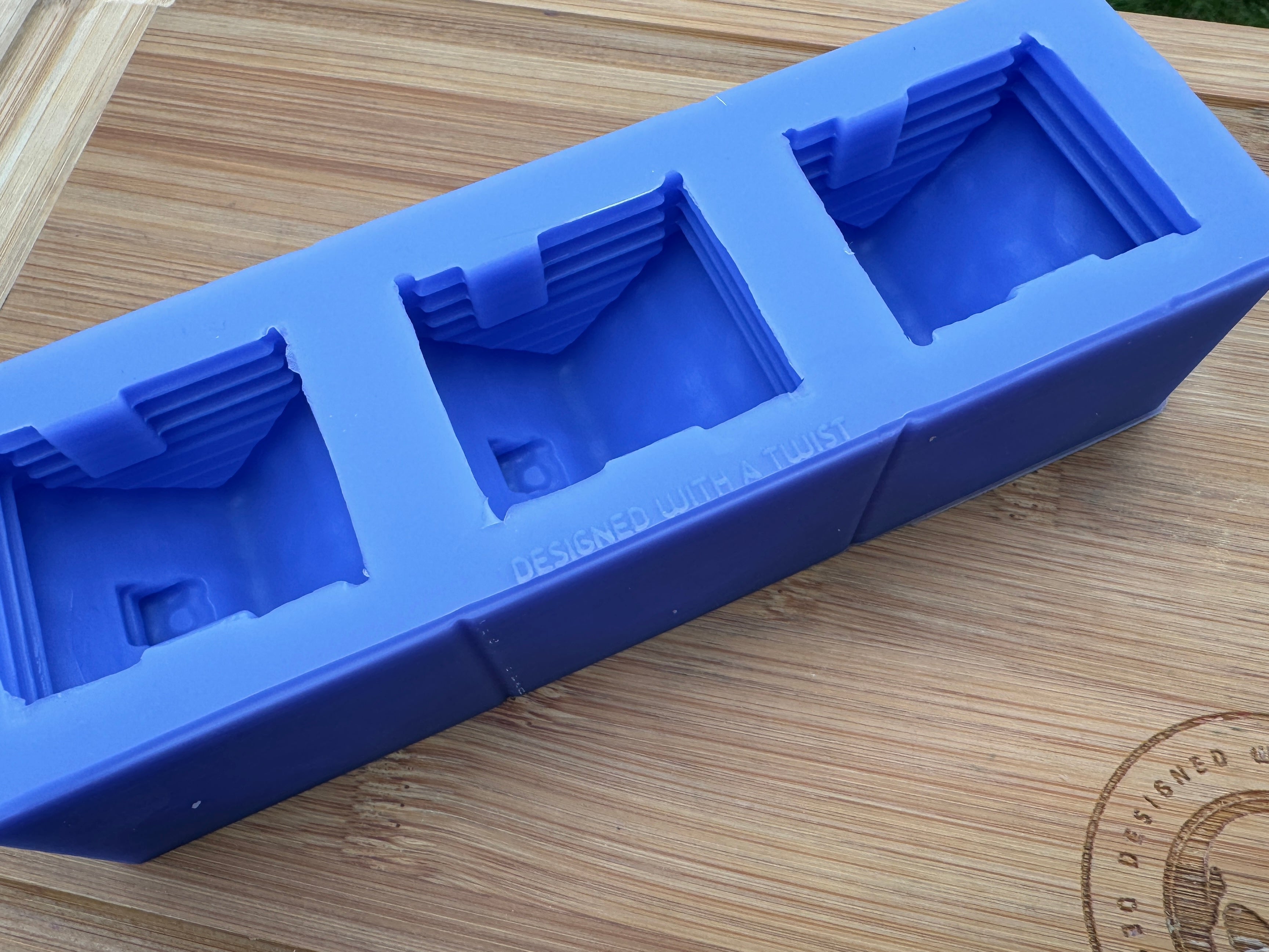 3D Winter Log Cabin Silicone Mold