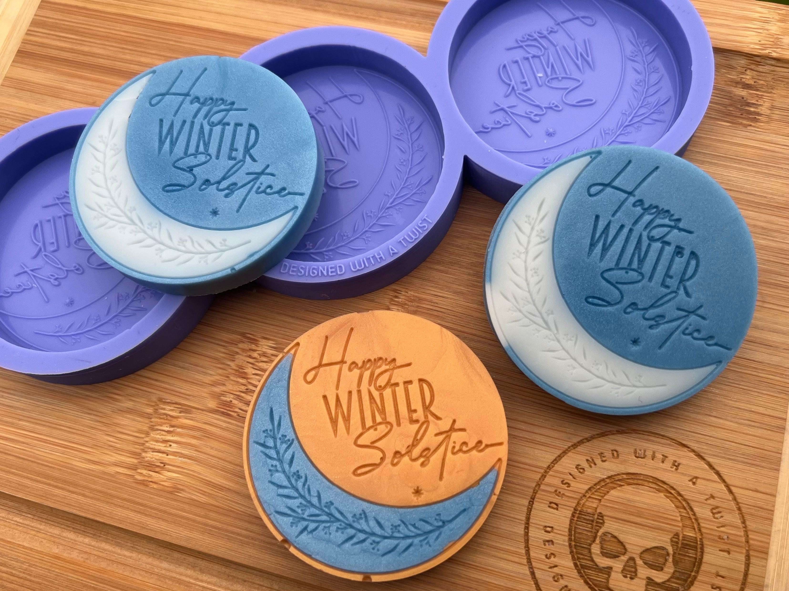 Winter Solstice Wax Melt Silicone Mold - Designed with a Twist - Top quality silicone molds made in the UK.