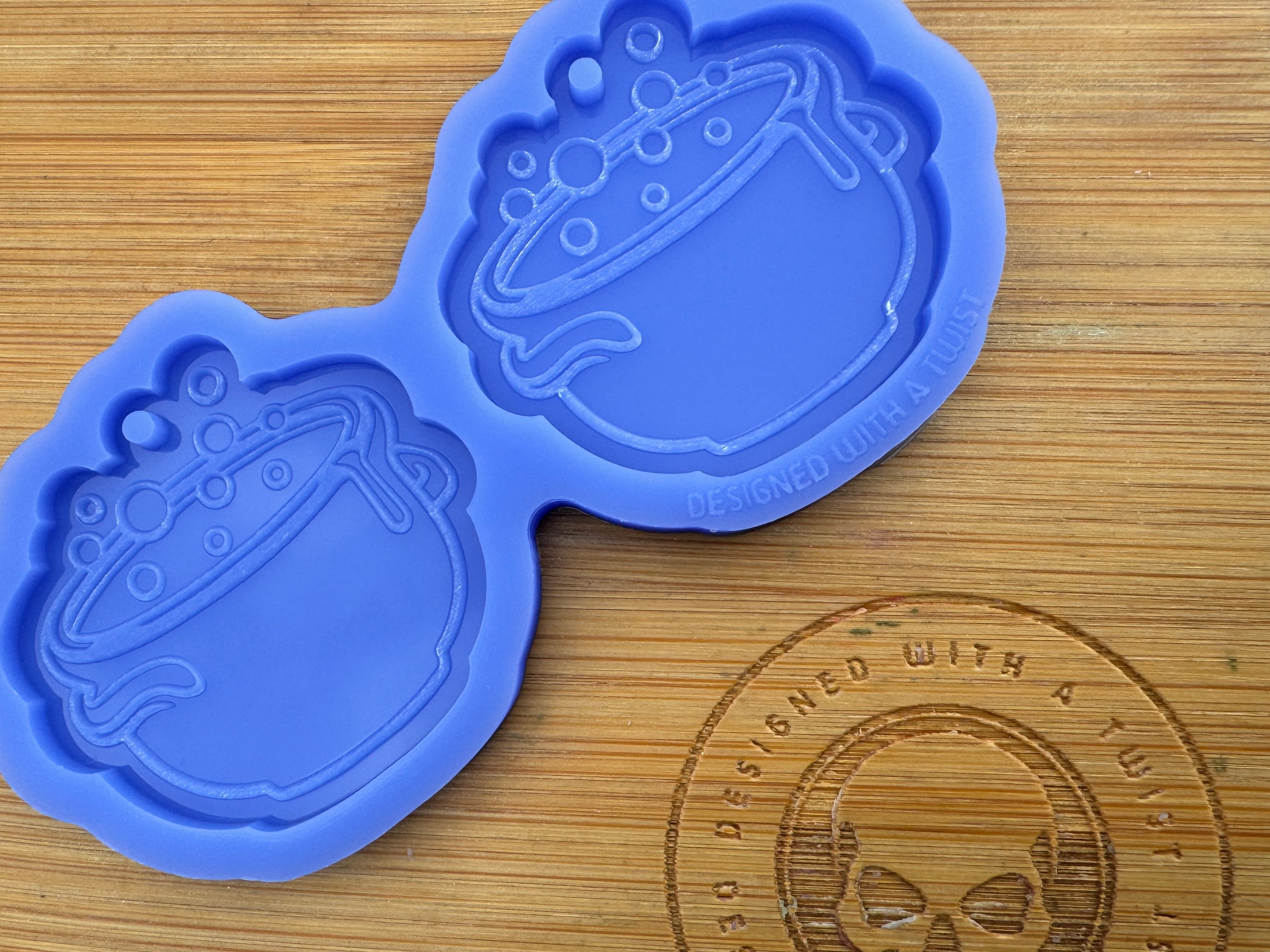 Cauldron Earring Silicone Mold