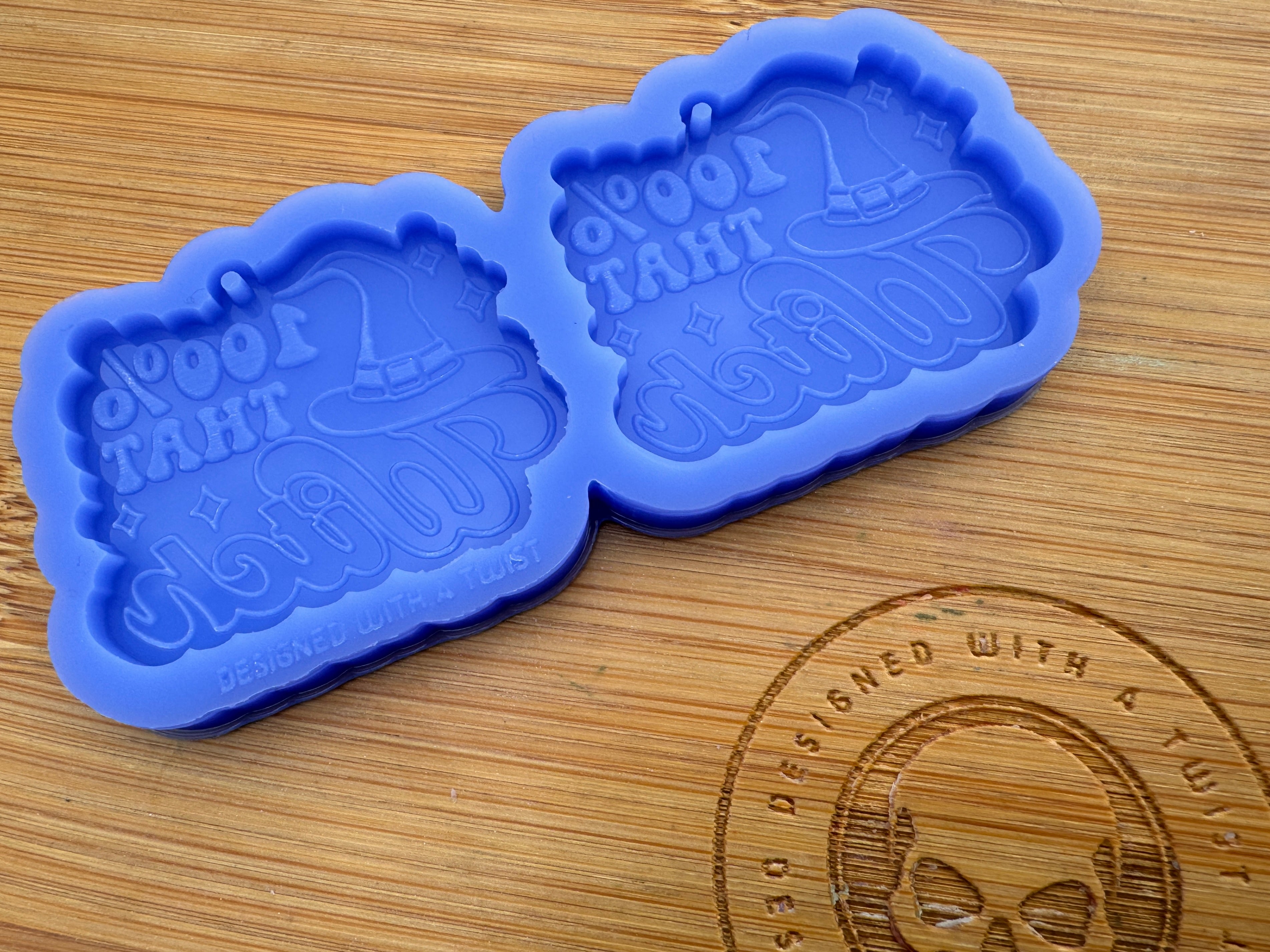 100% That Witch Earring Silicone Mold