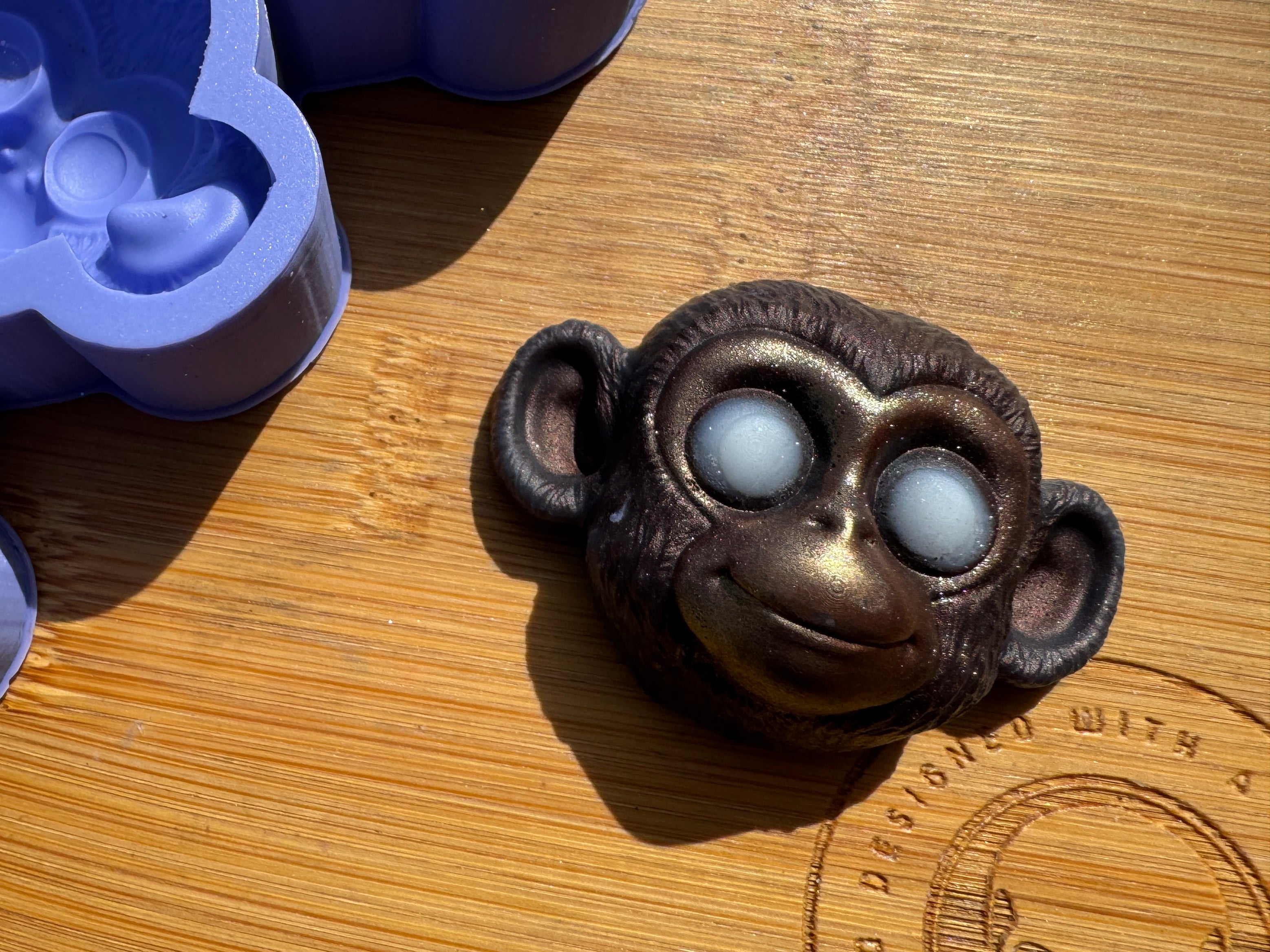 3D Monkey Silicone Mold Trio