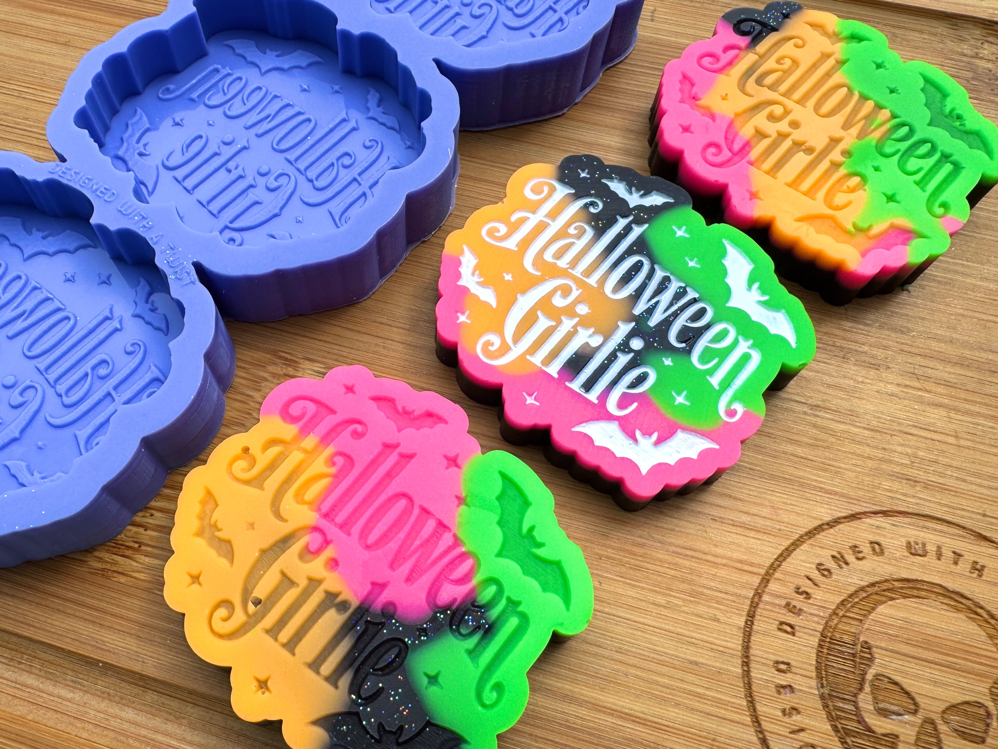 Halloween Girlie Silicone Trio Mold