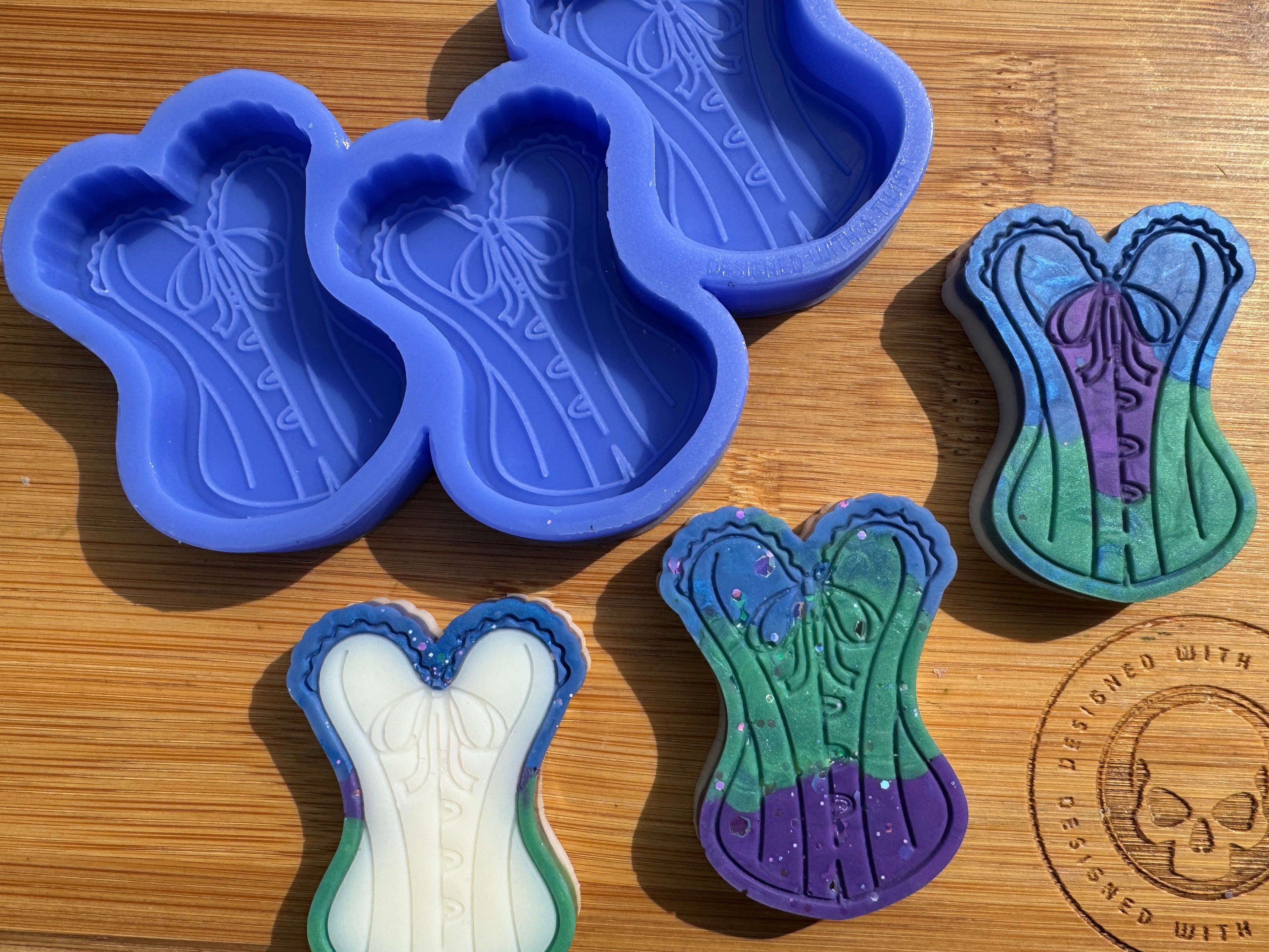 Corset Silicone Mold Trio