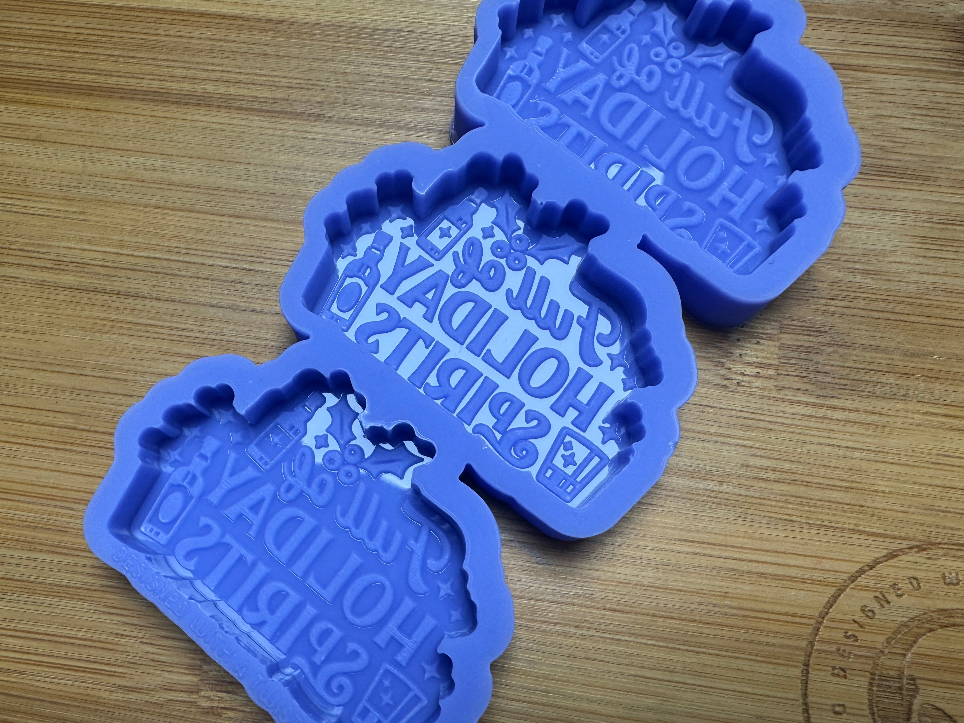 Full of Holiday Spirits Silicone Trio Mold