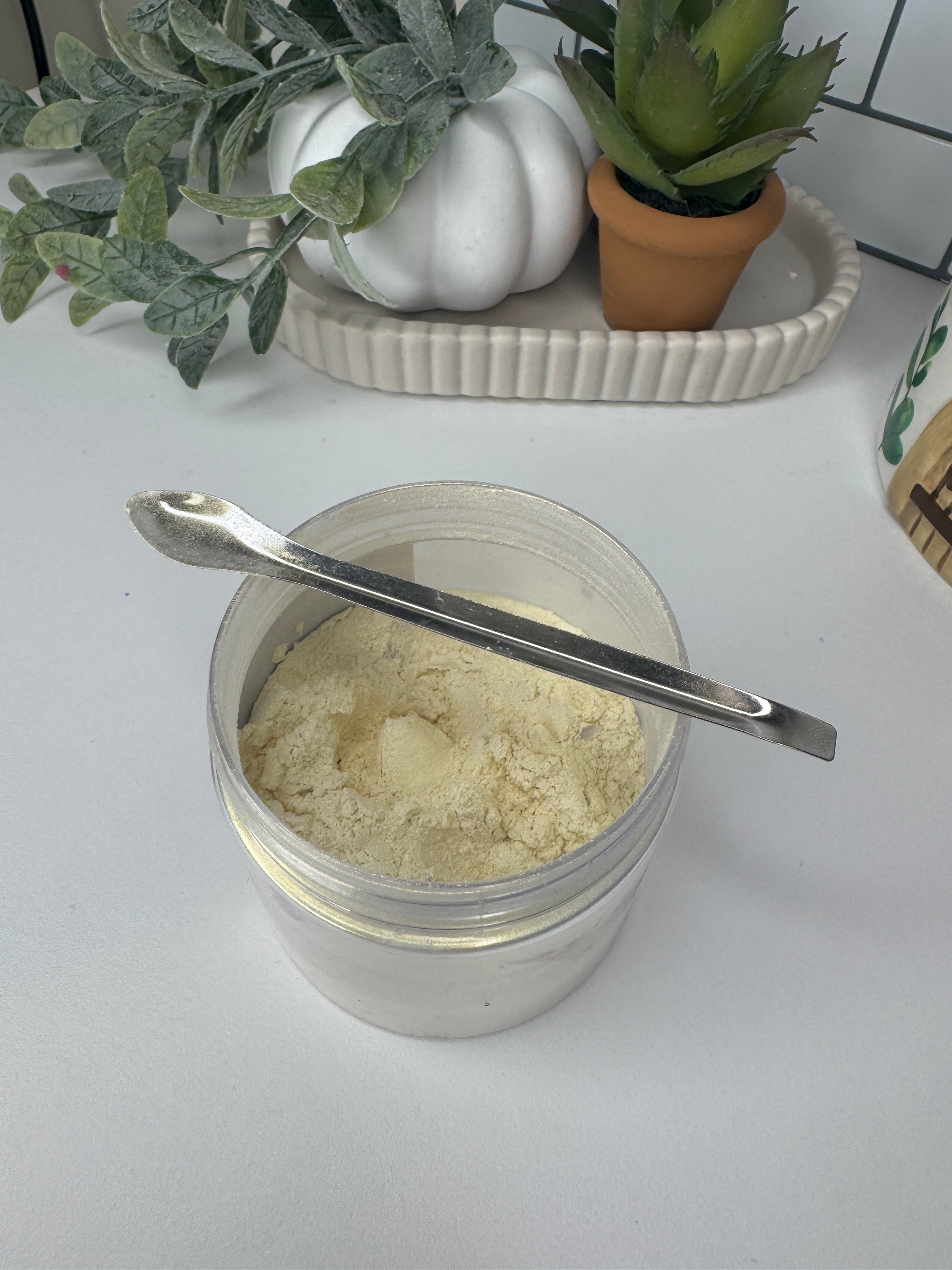 Metal Mica Spoon/Clean Up Tool for Wax