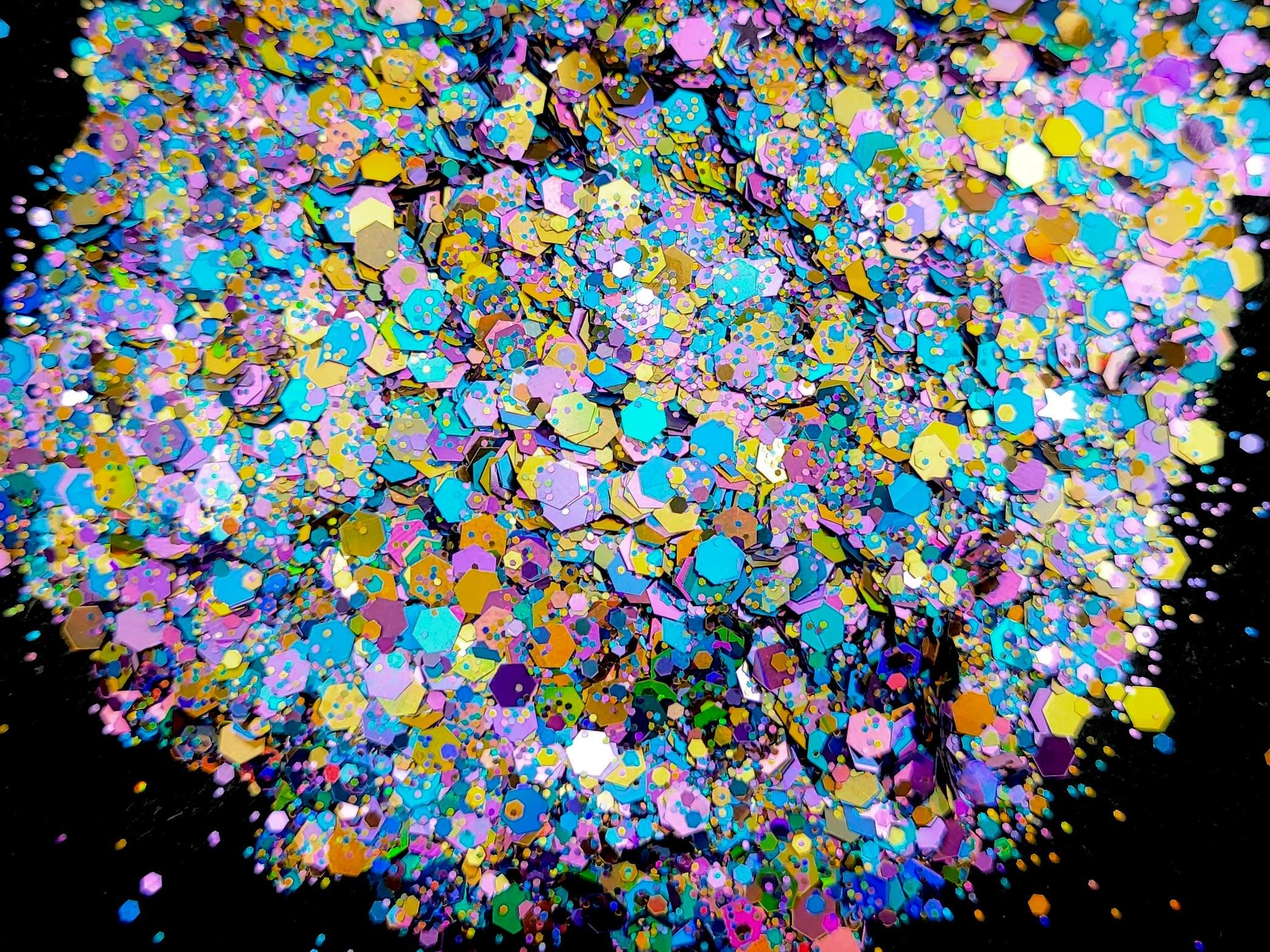 Hydra - Glitter Bag 10g - Designed with a Twist - Top quality silicone molds made in the UK.