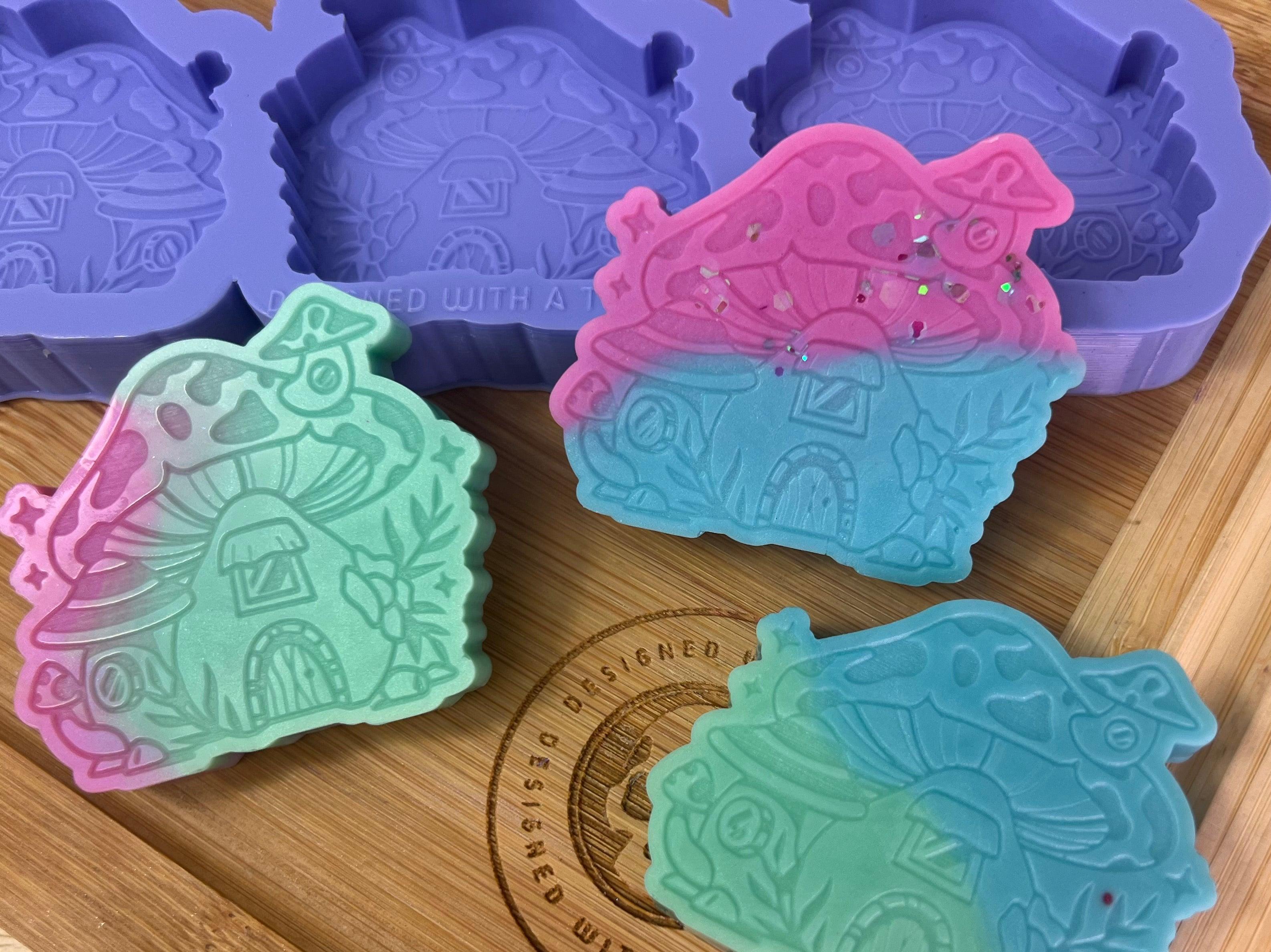 Fairy House Wax Melt Silicone Mold - Designed with a Twist - Top quality silicone molds made in the UK.