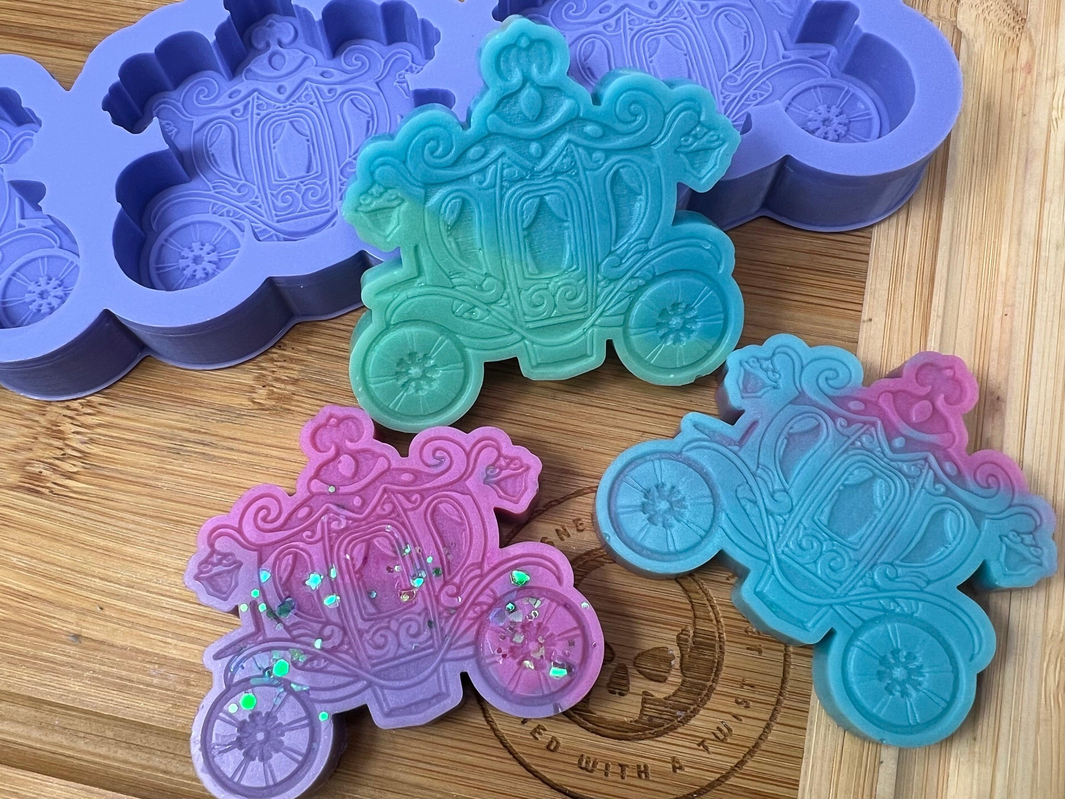 Fairytale Carriage Wax Melt Silicone Mold - Designed with a Twist - Top quality silicone molds made in the UK.