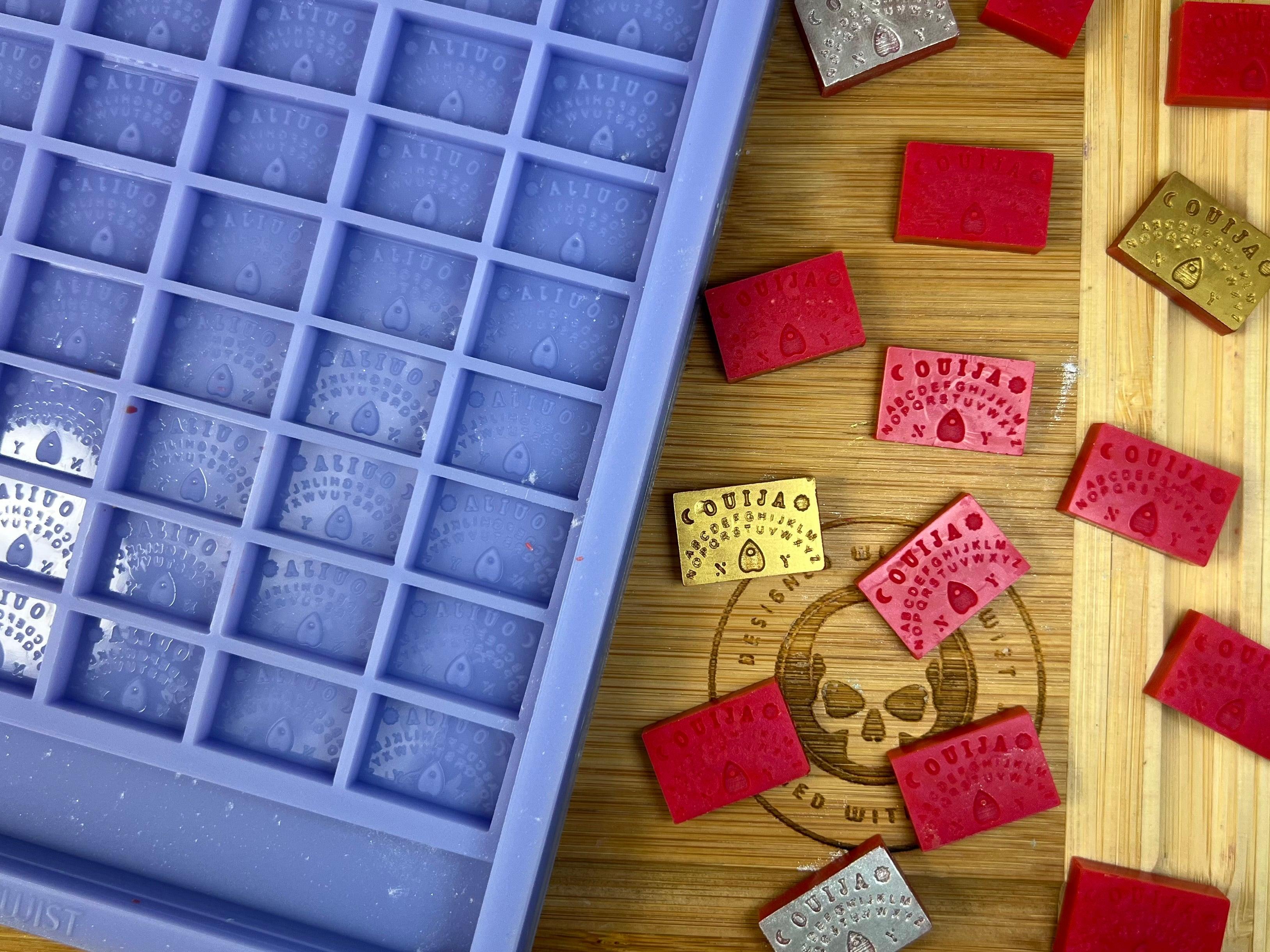 Ouija Board Scrape n Scoop Wax Silicone Mold - Designed with a Twist - Top quality silicone molds made in the UK.