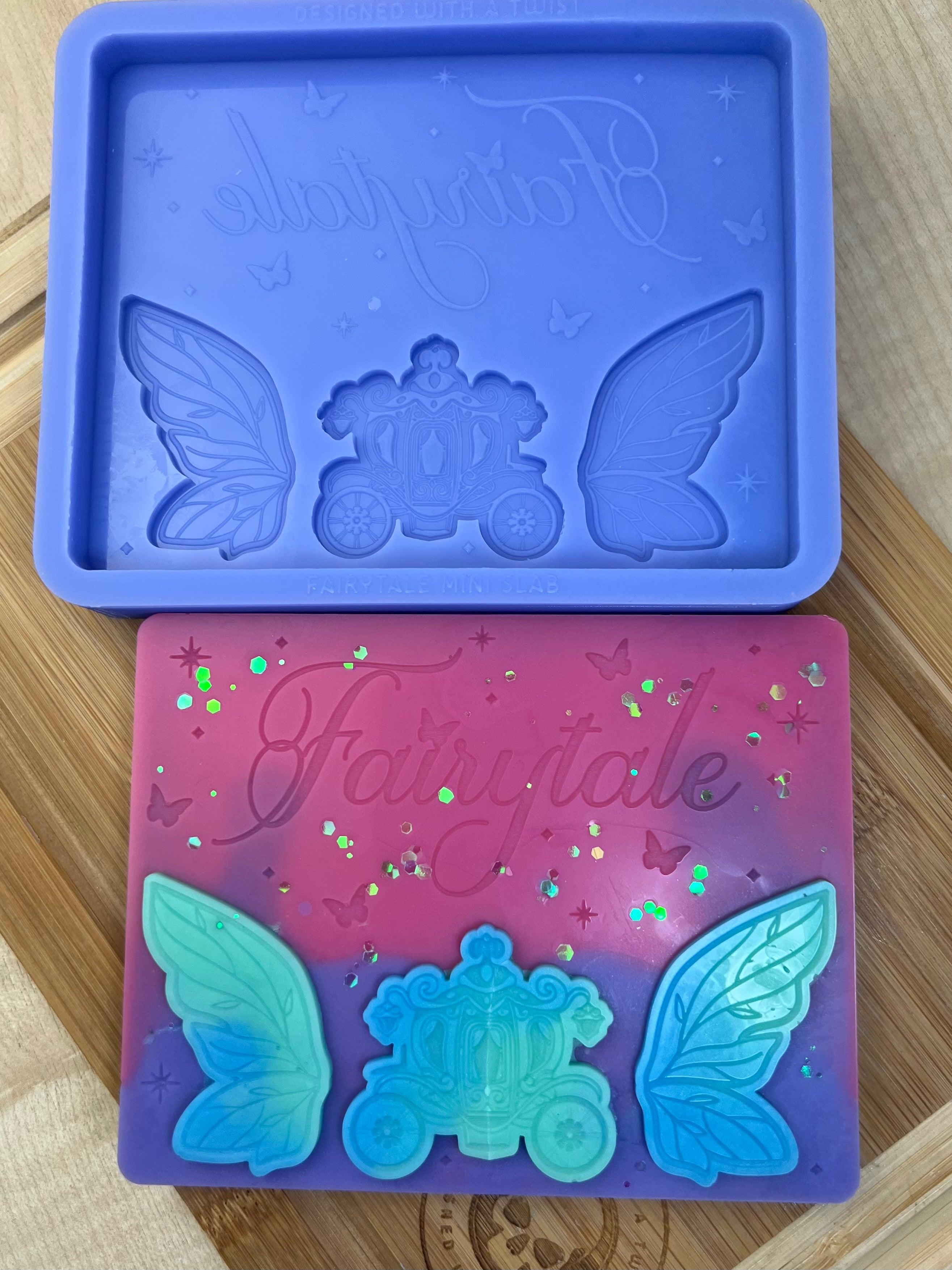 Fairytale Slab Silicone Mold - Designed with a Twist - Top quality silicone molds made in the UK.