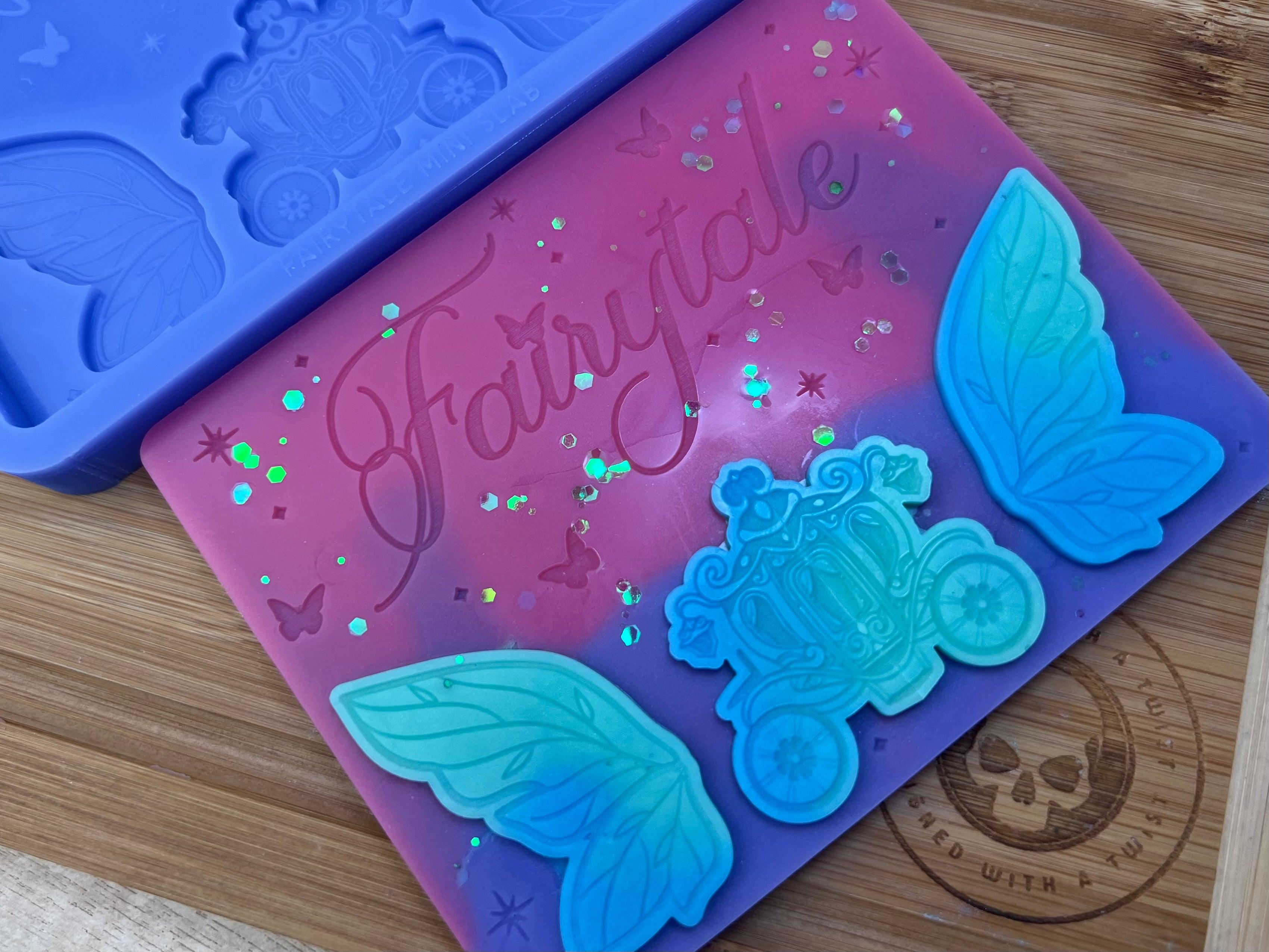 Fairytale Slab Silicone Mold - Designed with a Twist - Top quality silicone molds made in the UK.