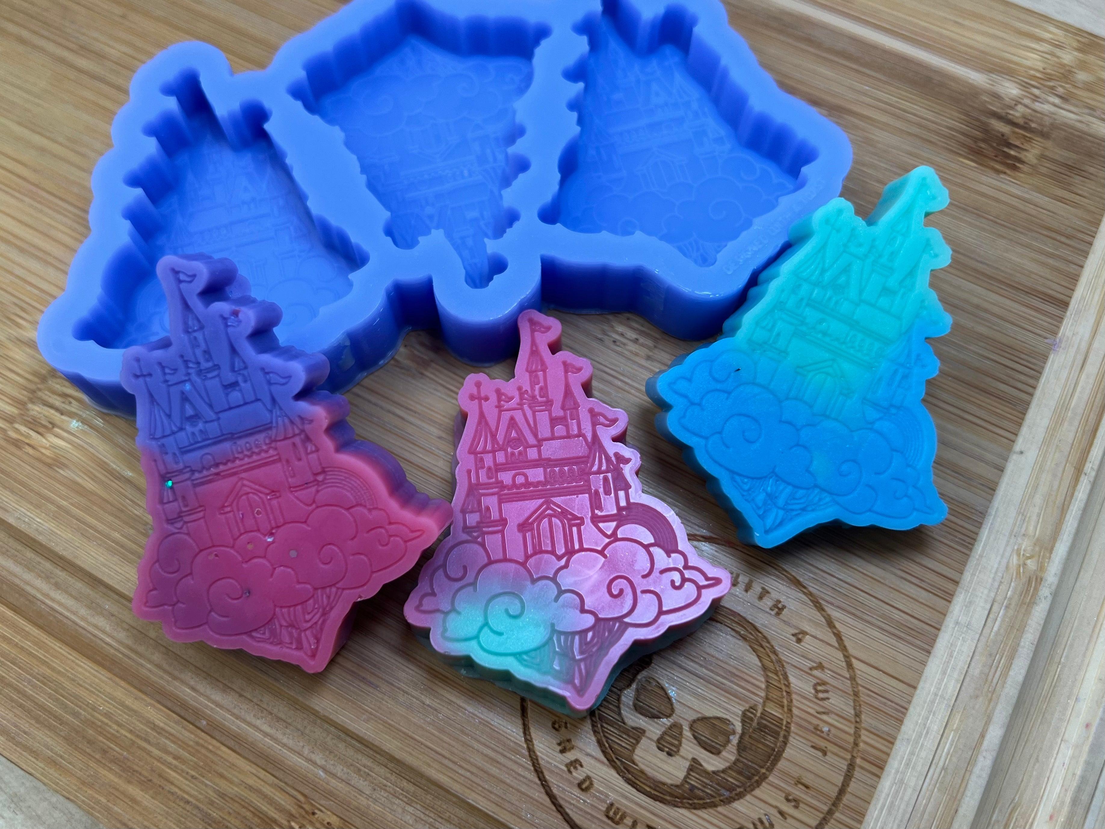 Dream Castle Wax Melt Silicone Mold - Designed with a Twist - Top quality silicone molds made in the UK.
