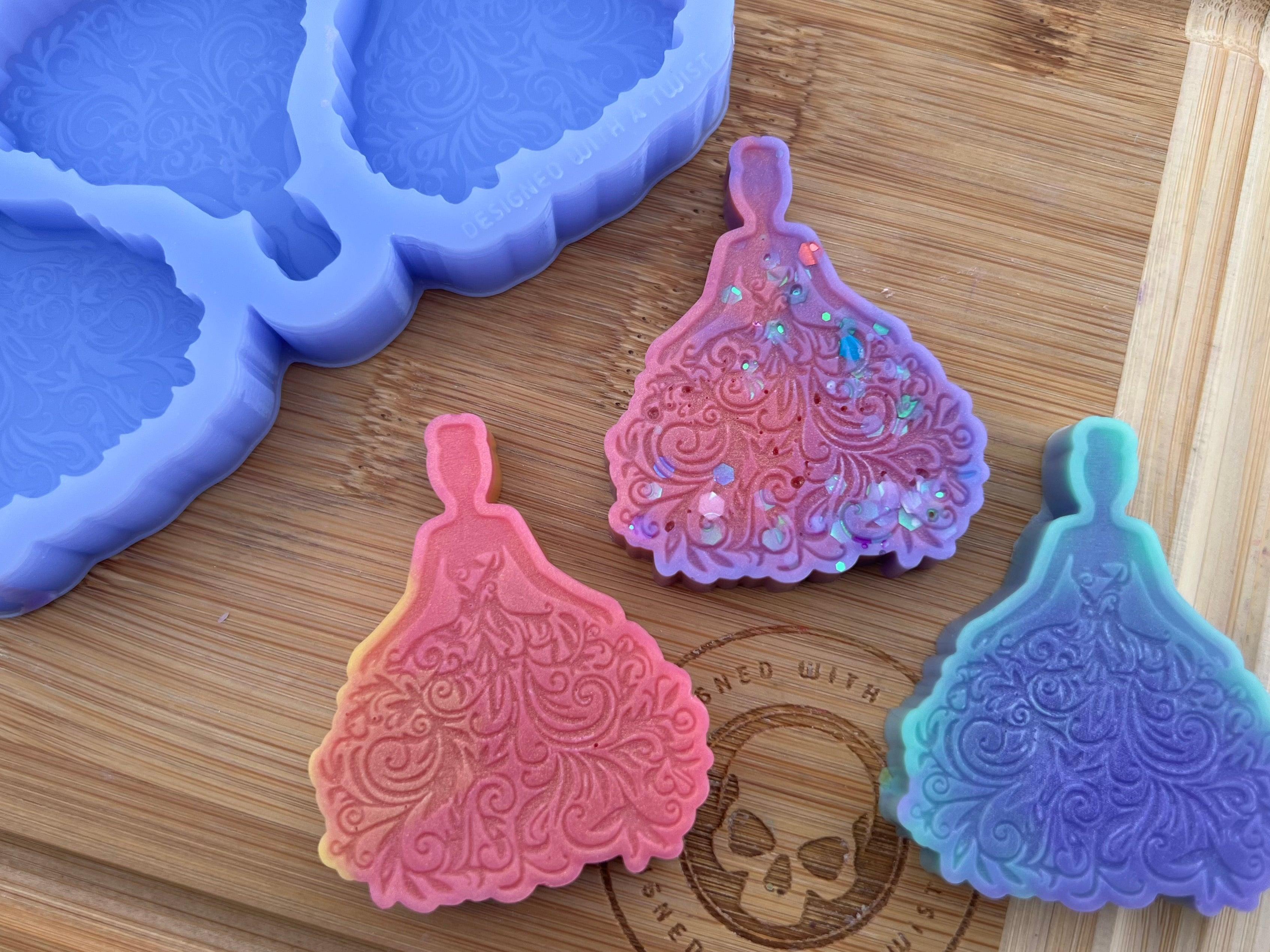 Princess Wax Melt Silicone Mold - Designed with a Twist - Top quality silicone molds made in the UK.