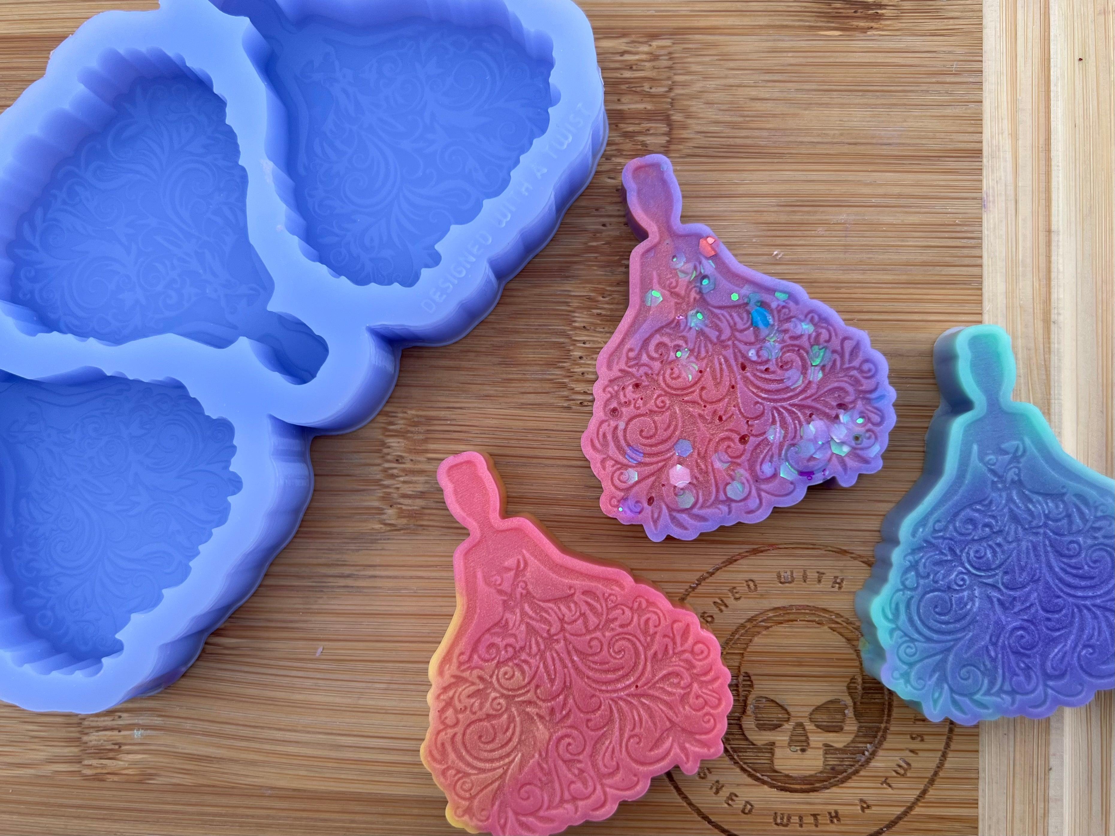 Princess Wax Melt Silicone Mold - Designed with a Twist - Top quality silicone molds made in the UK.