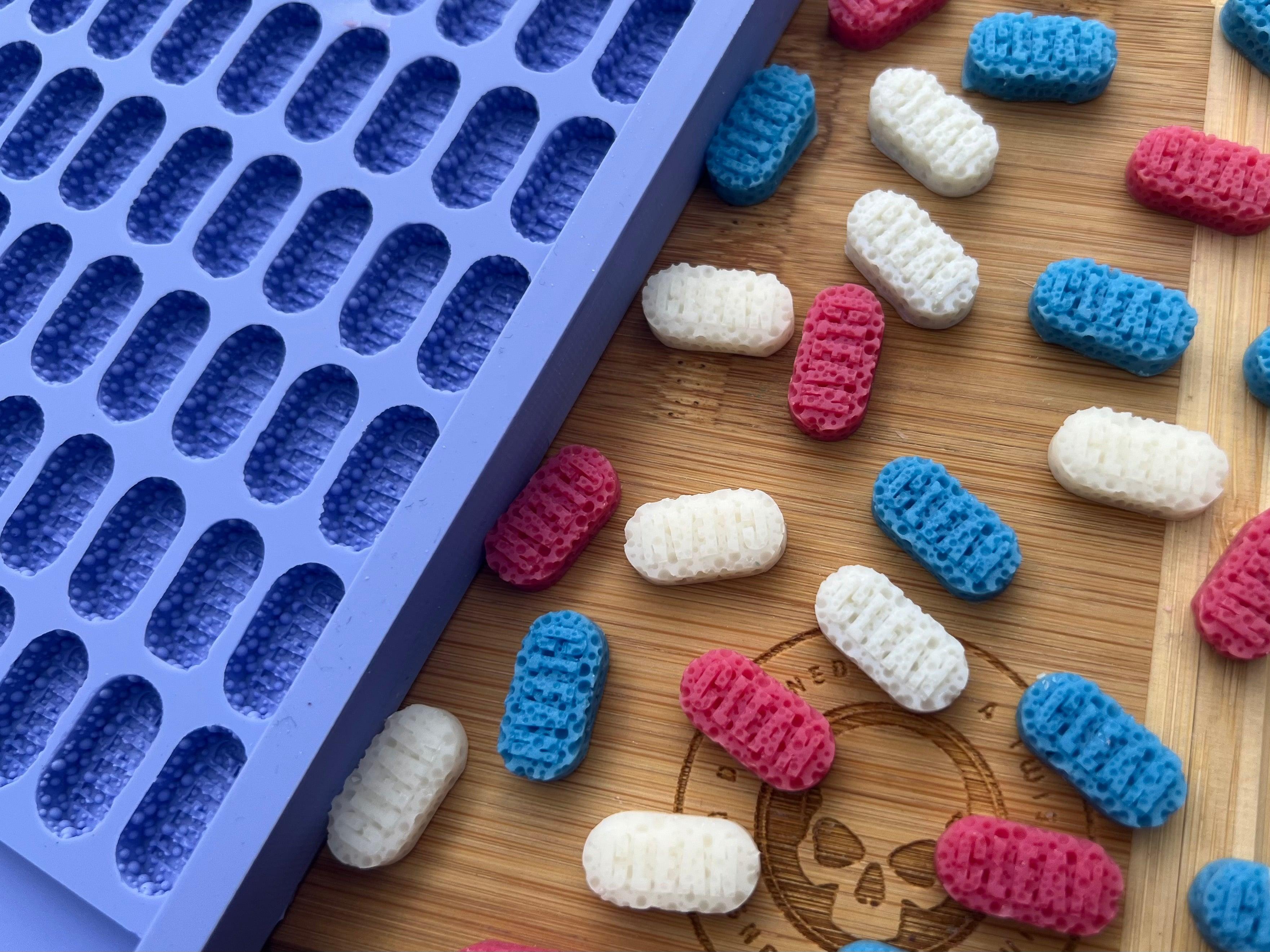 Cleaning Sponge Scrape n Scoop Wax Tray Silicone Mold - Designed with a Twist - Top quality silicone molds made in the UK.