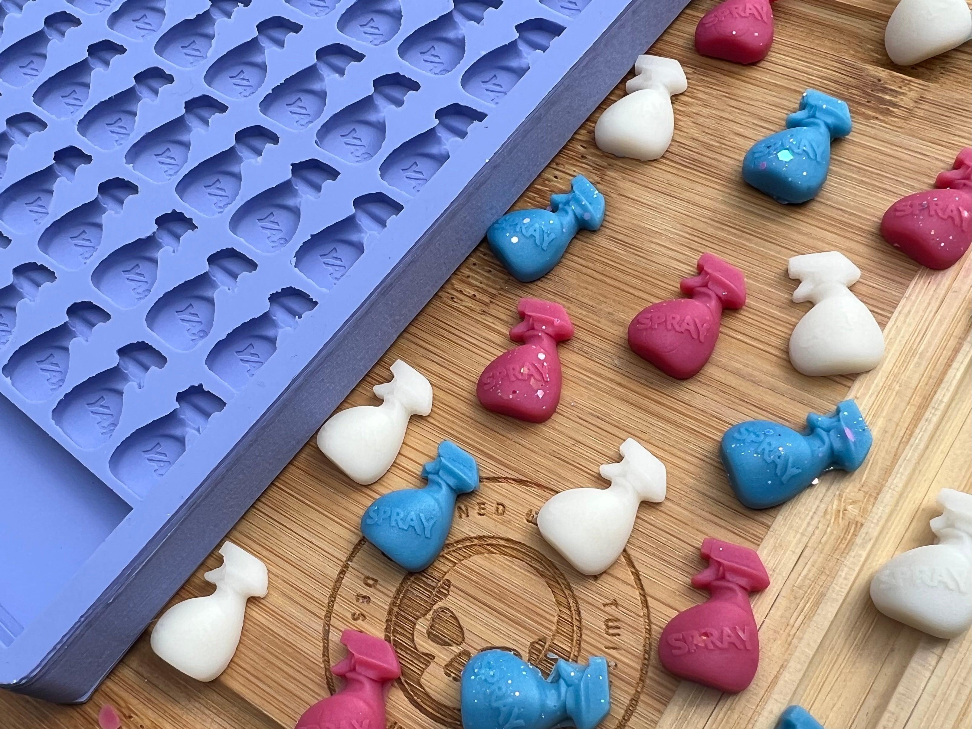 Spray Bottle Scrape n Scoop Wax Tray Silicone Mold - Designed with a Twist - Top quality silicone molds made in the UK.