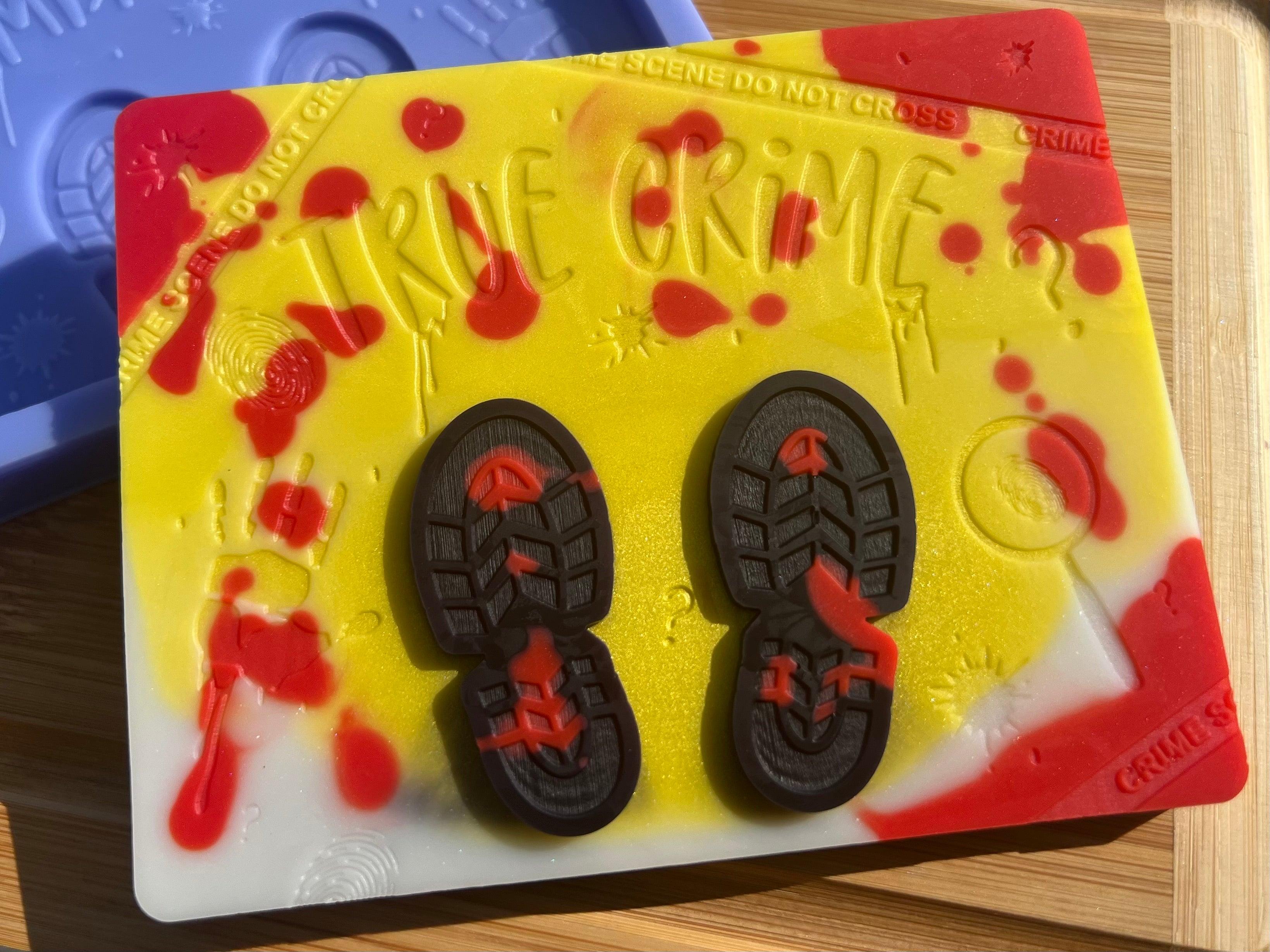 True Crime Slab Silicone Mold - Designed with a Twist - Top quality silicone molds made in the UK.