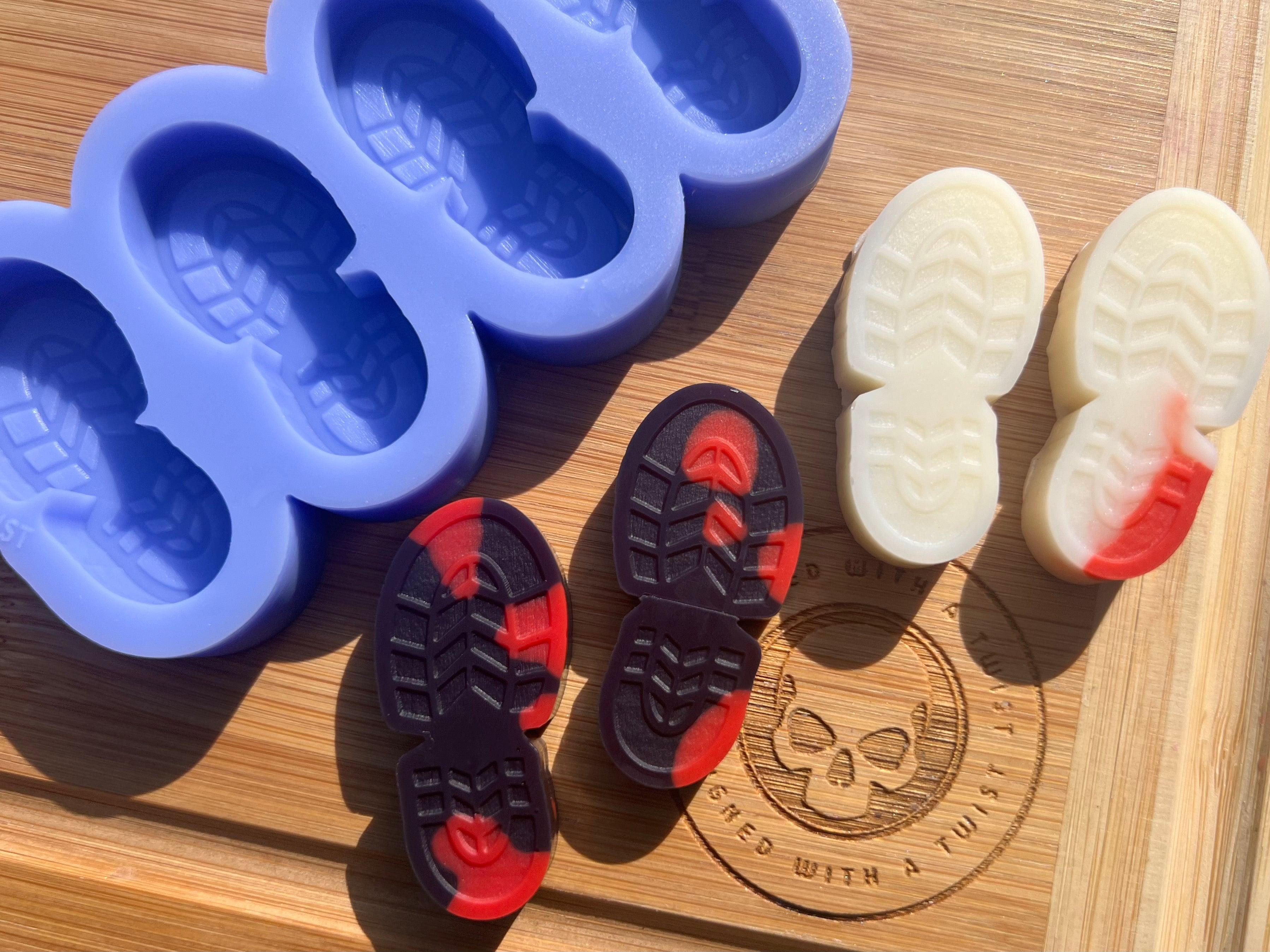 Foot Print Wax Melt Silicone Mold - Designed with a Twist - Top quality silicone molds made in the UK.