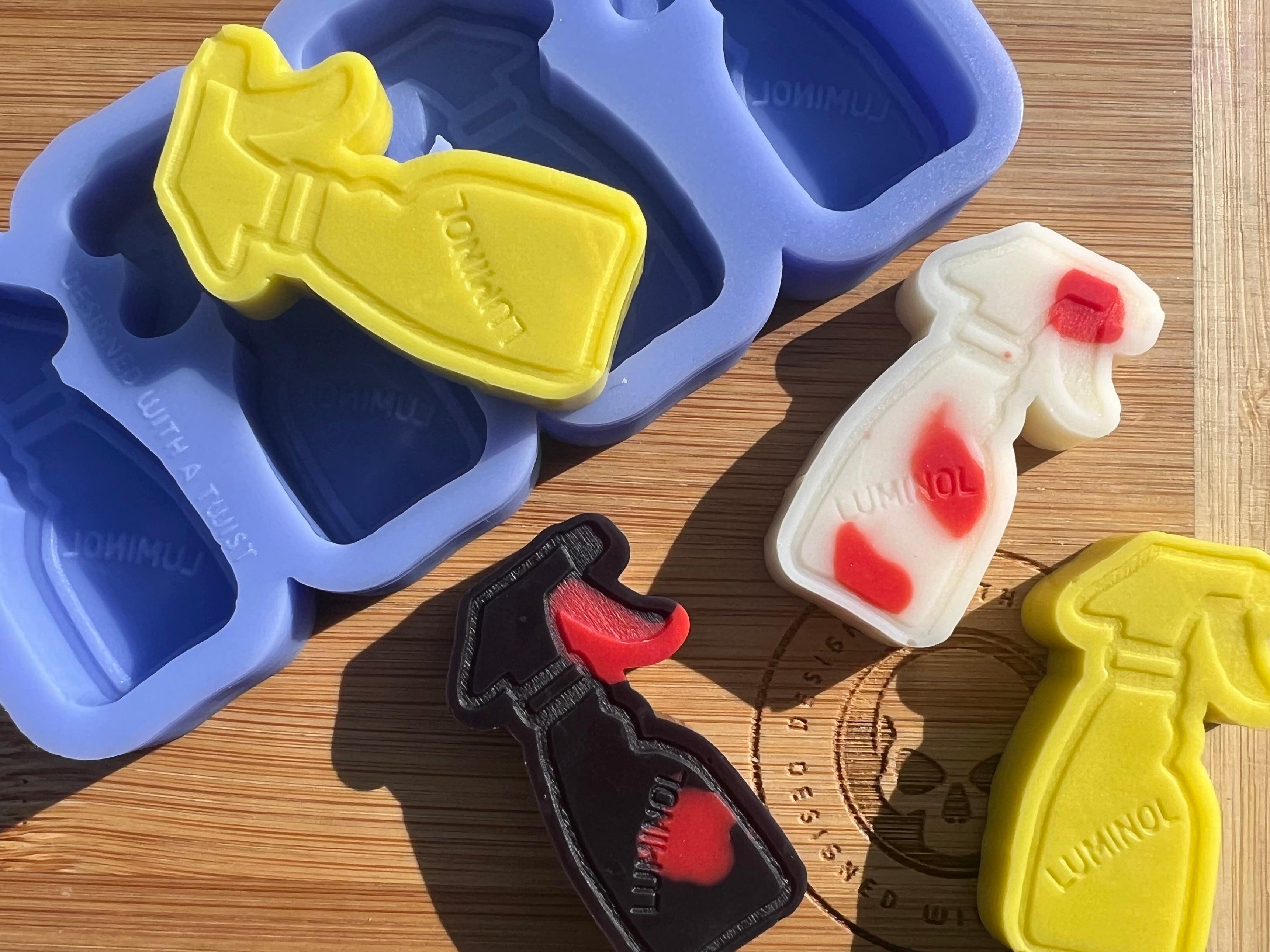 Luminol Spray Wax Melt Silicone Mold - Designed with a Twist - Top quality silicone molds made in the UK.