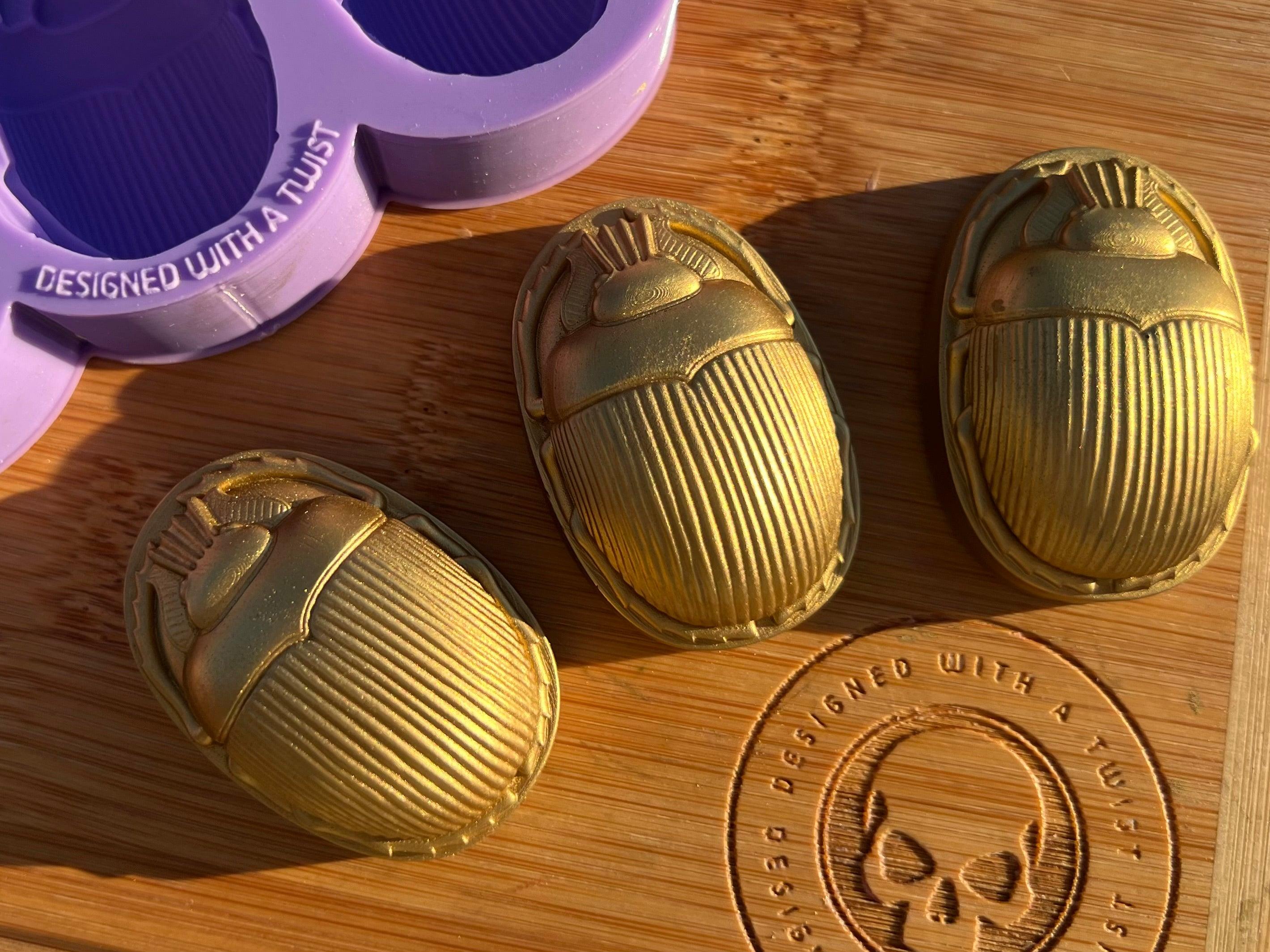Scarab Wax Melt Silicone Mold - Designed with a Twist - Top quality silicone molds made in the UK.