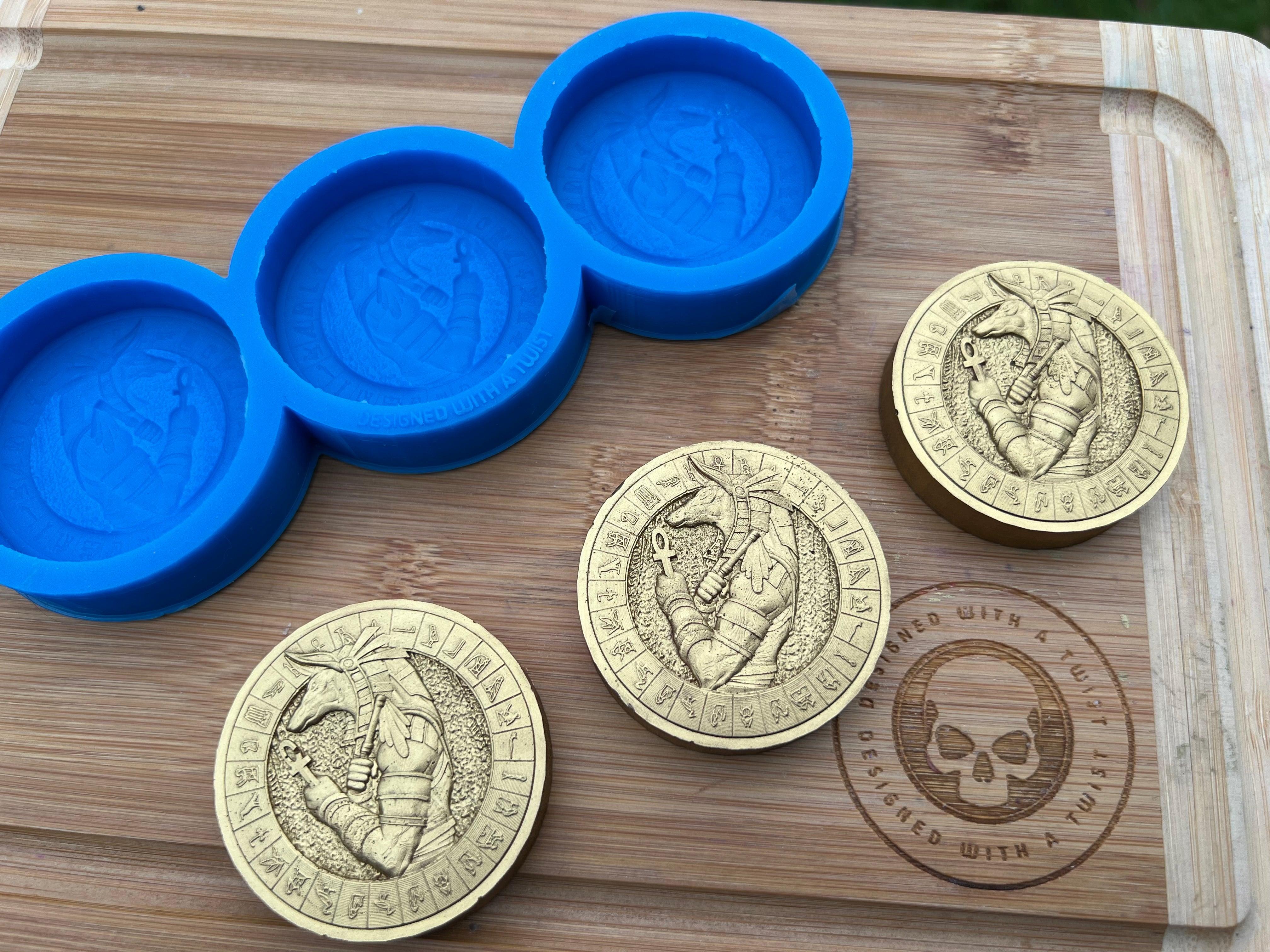 Anubis Egyptian Wax Melt Silicone Mold - Designed with a Twist - Top quality silicone molds made in the UK.