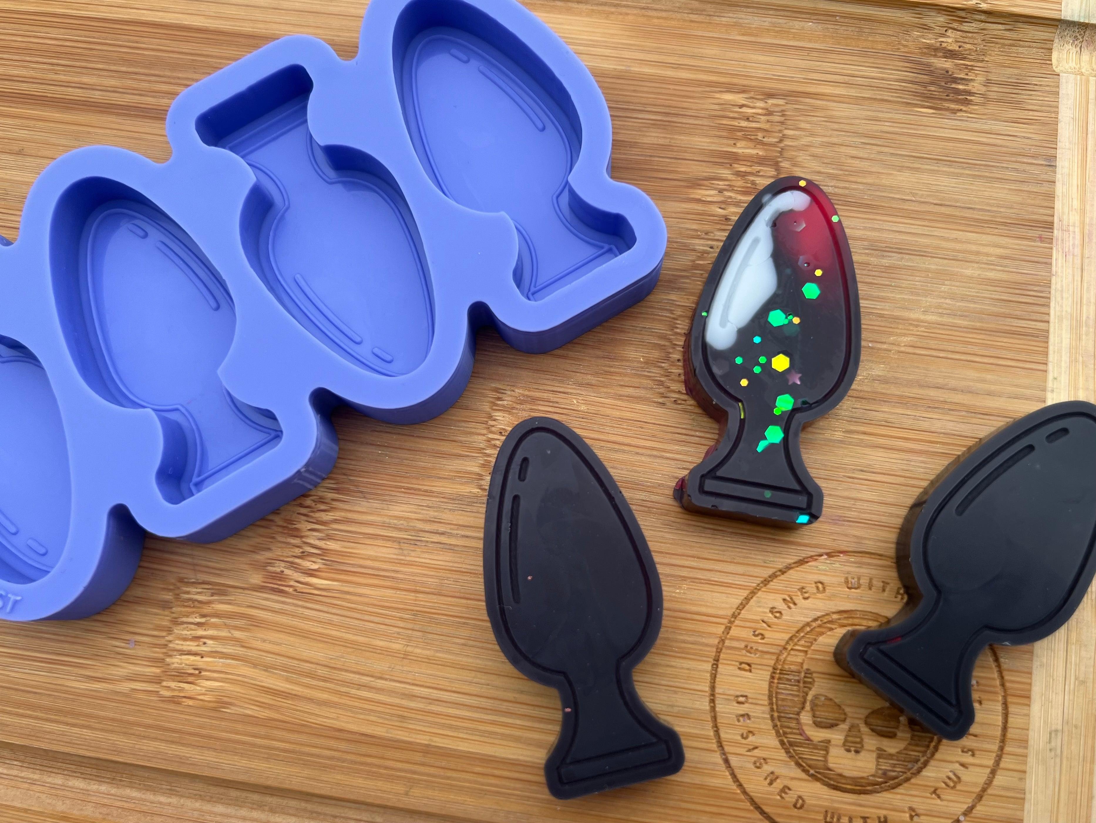 Butt Plug Wax Melt Silicone Mold - Designed with a Twist - Top quality silicone molds made in the UK.