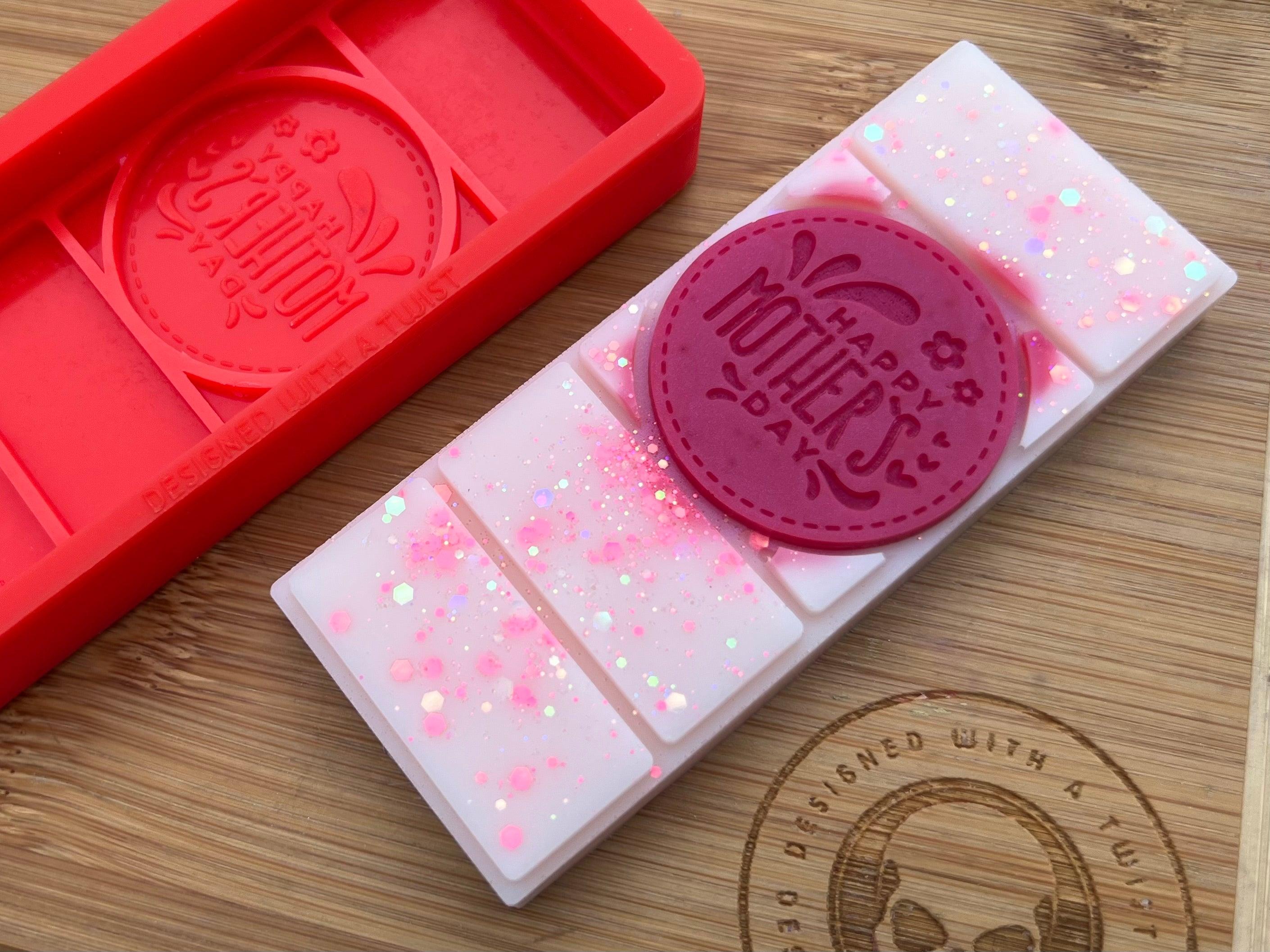 Happy Mothers Day Snapbar Silicone Mold - Designed with a Twist - Top quality silicone molds made in the UK.