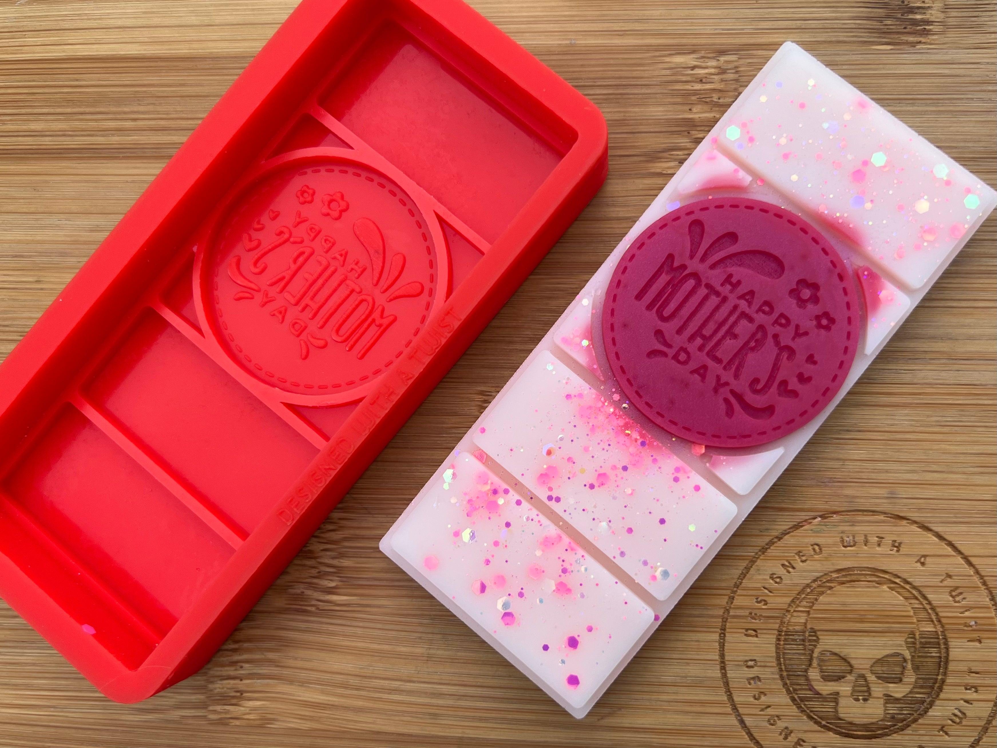Happy Mothers Day Snapbar Silicone Mold - Designed with a Twist - Top quality silicone molds made in the UK.