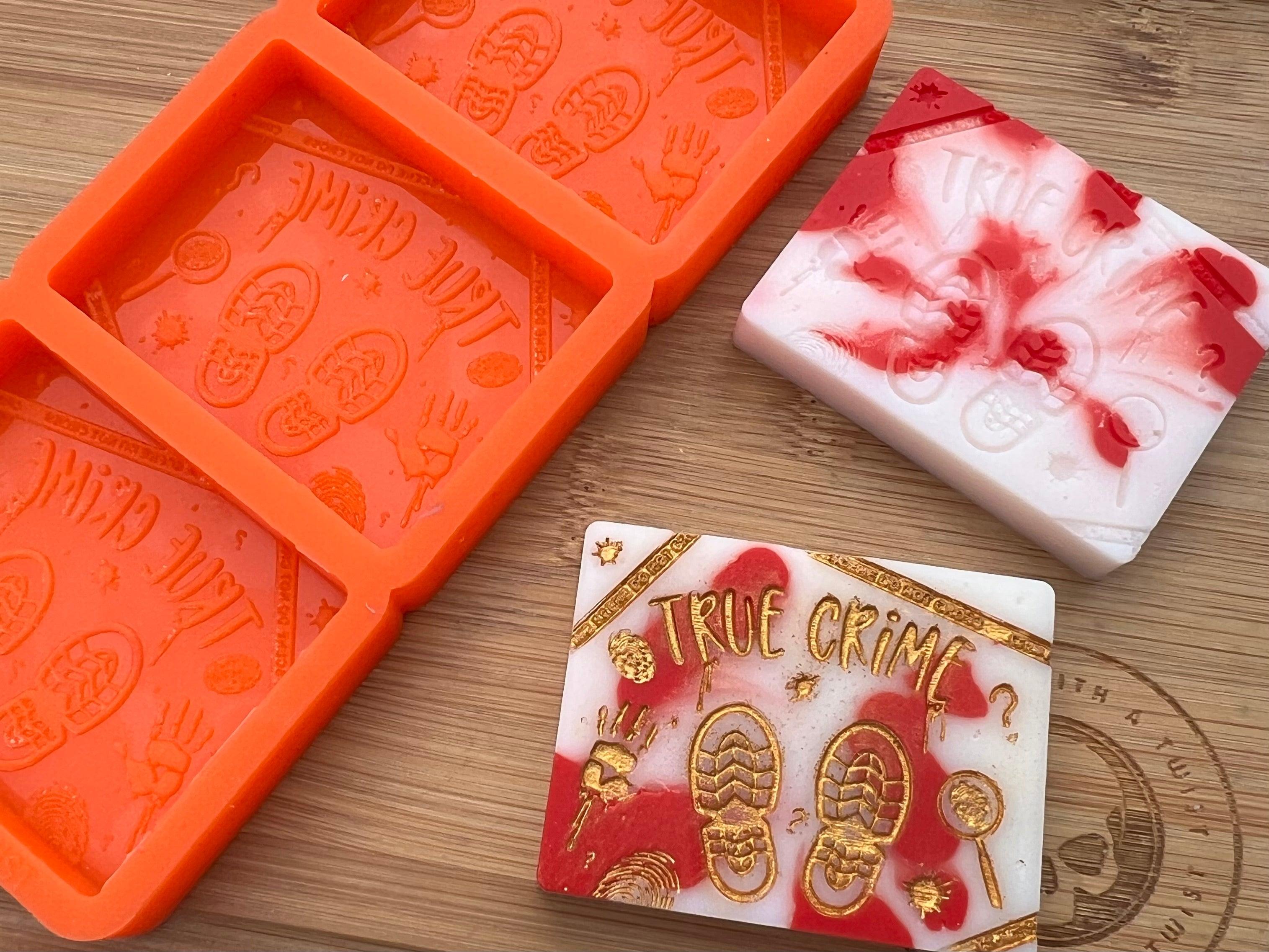 Micro True Crime Slab Silicone Mold - Designed with a Twist - Top quality silicone molds made in the UK.