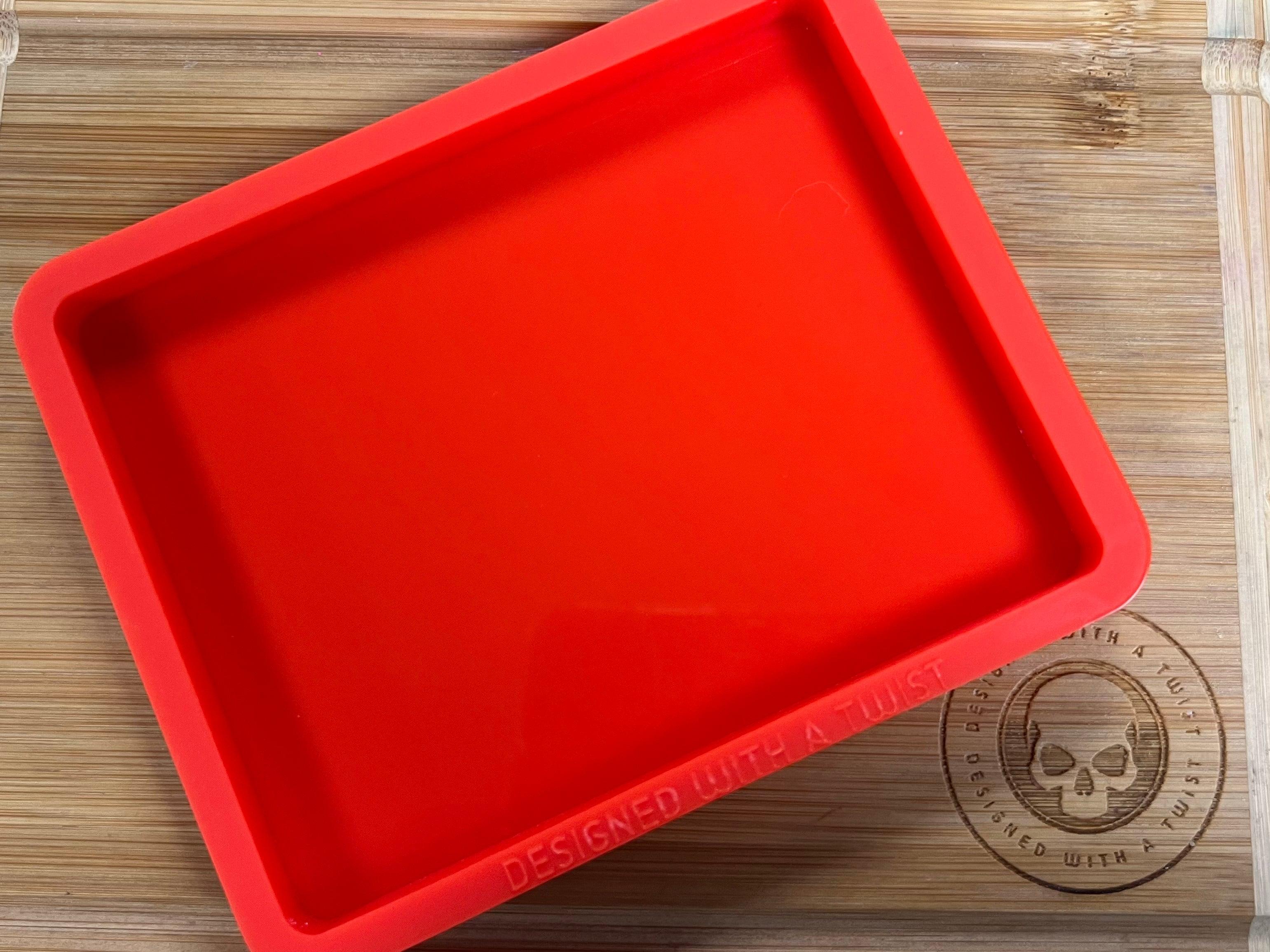 Plain Mini Slab Silicone Mold - Designed with a Twist - Top quality silicone molds made in the UK.