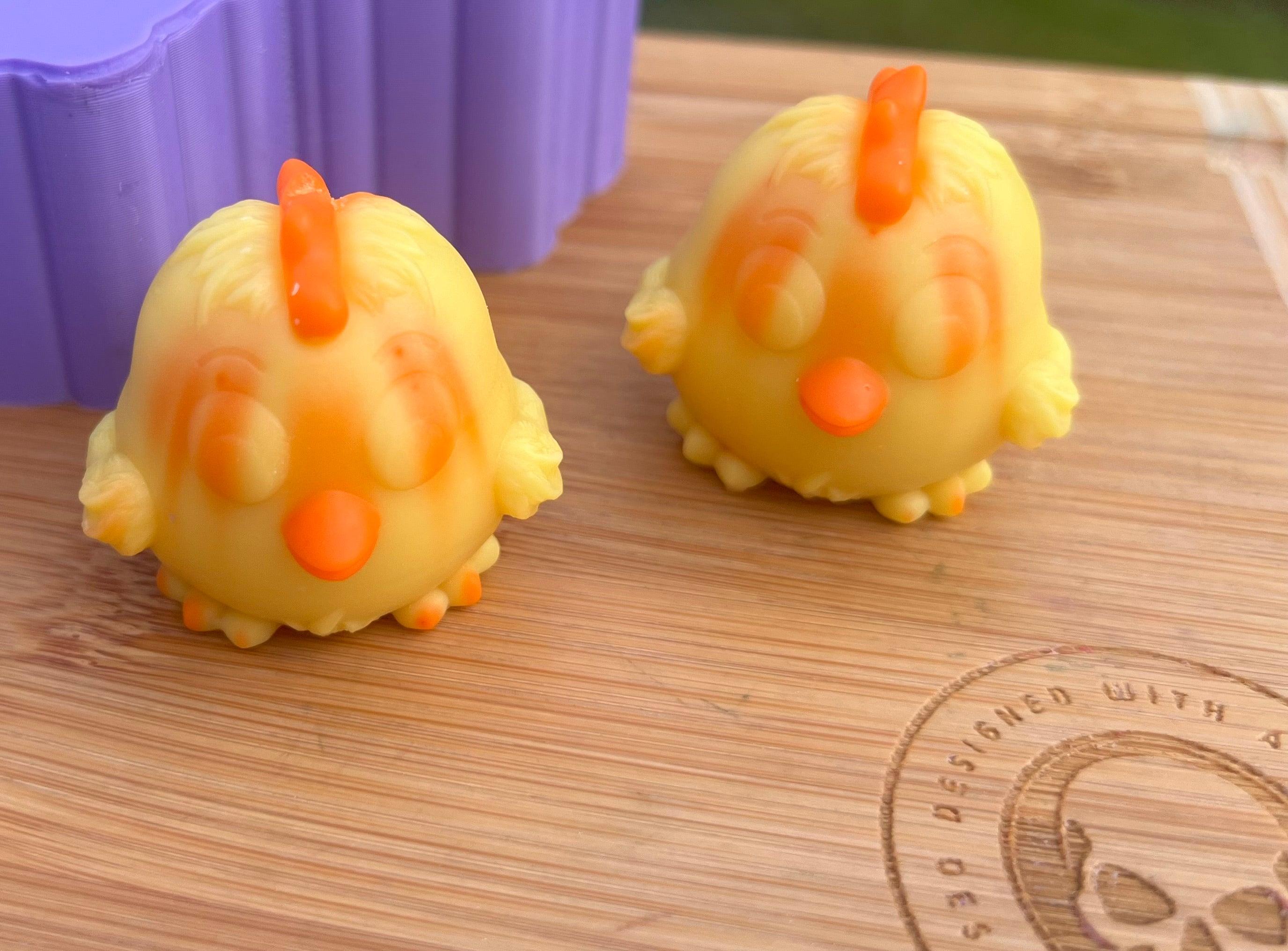 Cute Chick Wax Melt Silicone Mold - Designed with a Twist - Top quality silicone molds made in the UK.