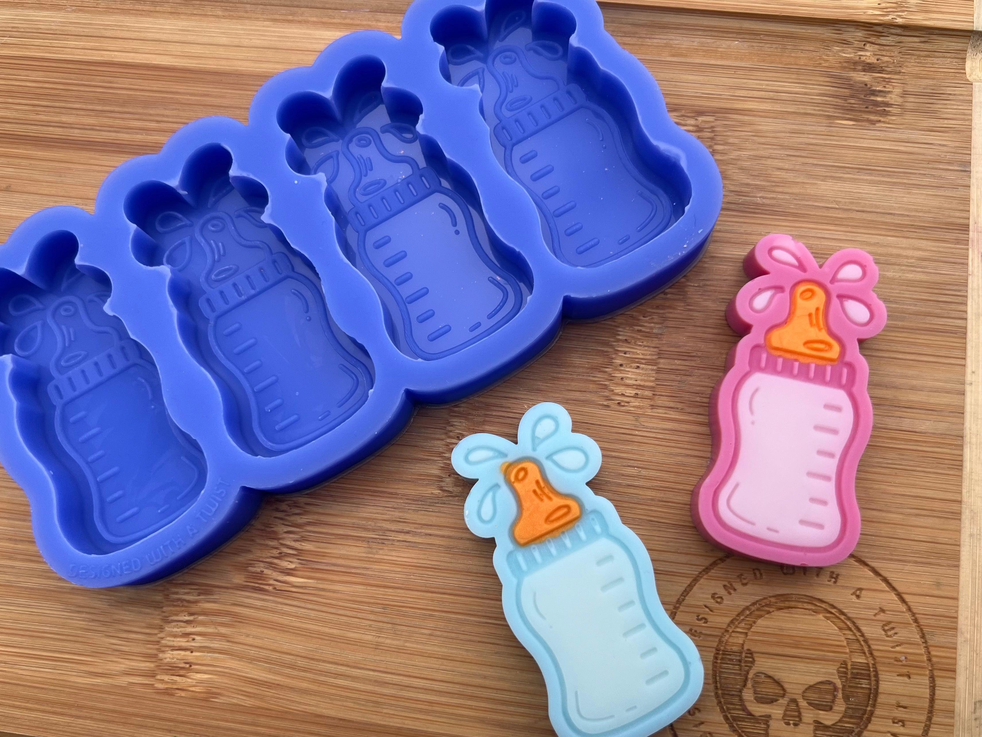 Baby Bottle Wax Melt Silicone Mold - Designed with a Twist - Top quality silicone molds made in the UK.