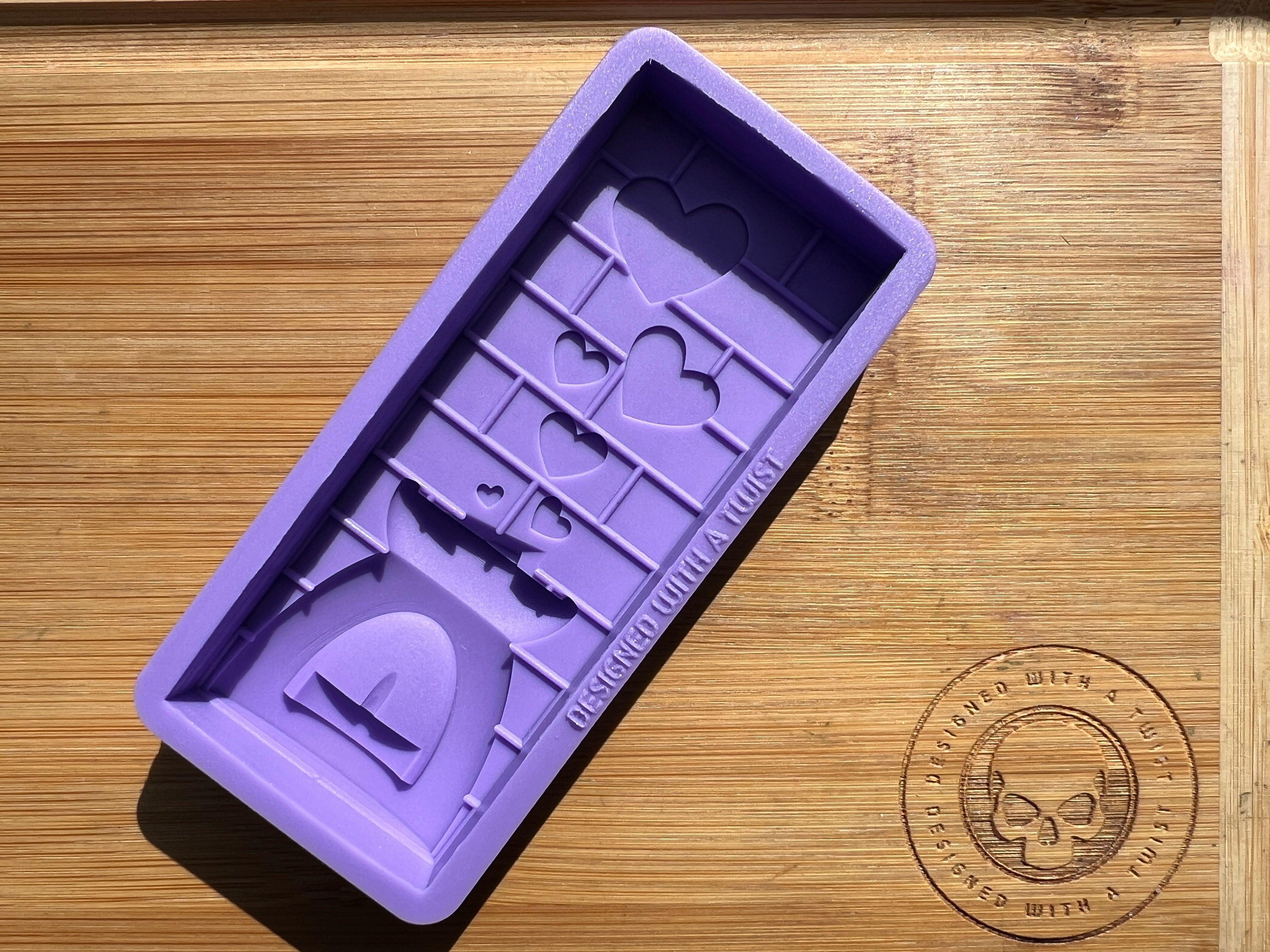 Burner Snapbar Silicone Mold - Designed with a Twist - Top quality silicone molds made in the UK.