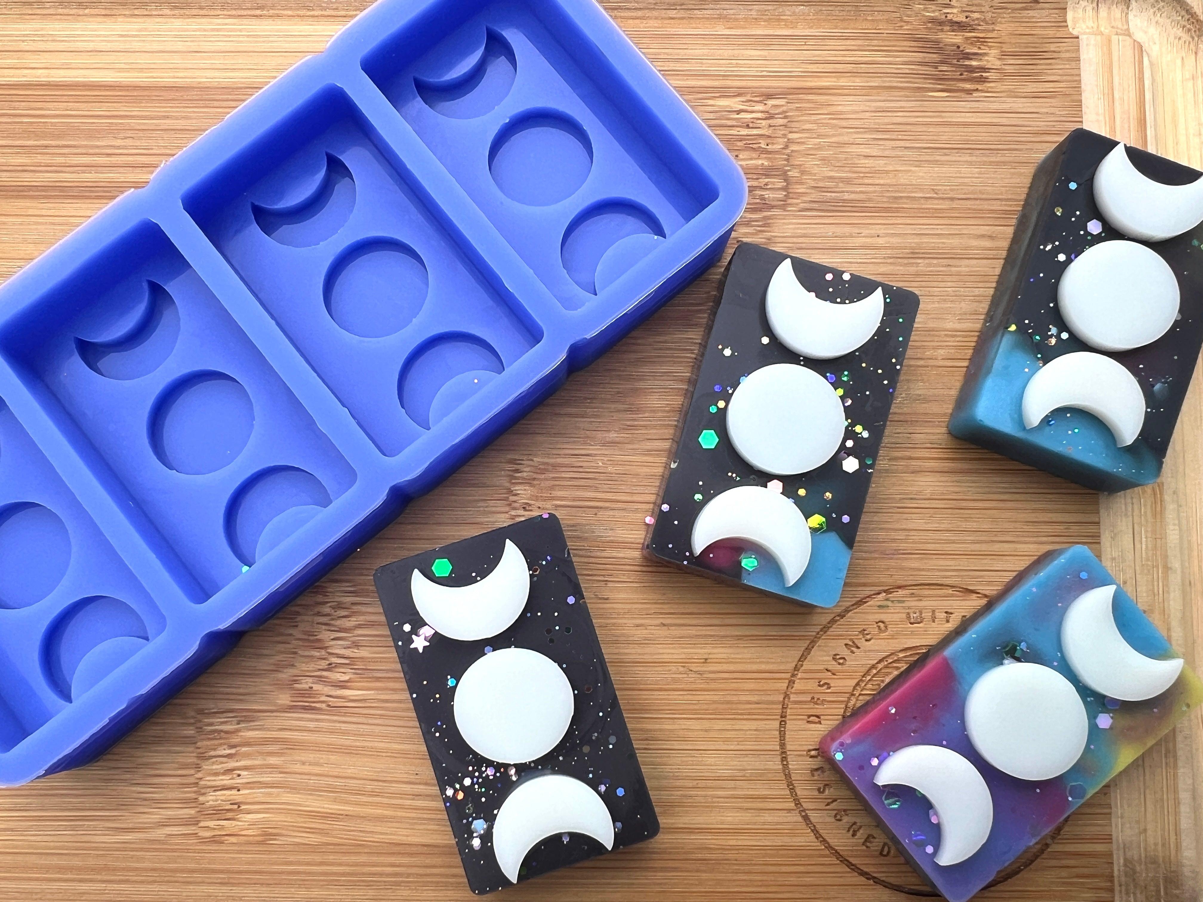 Moonphase Silicone Mold - HoBa Edition - Designed with a Twist - Top quality silicone molds made in the UK.