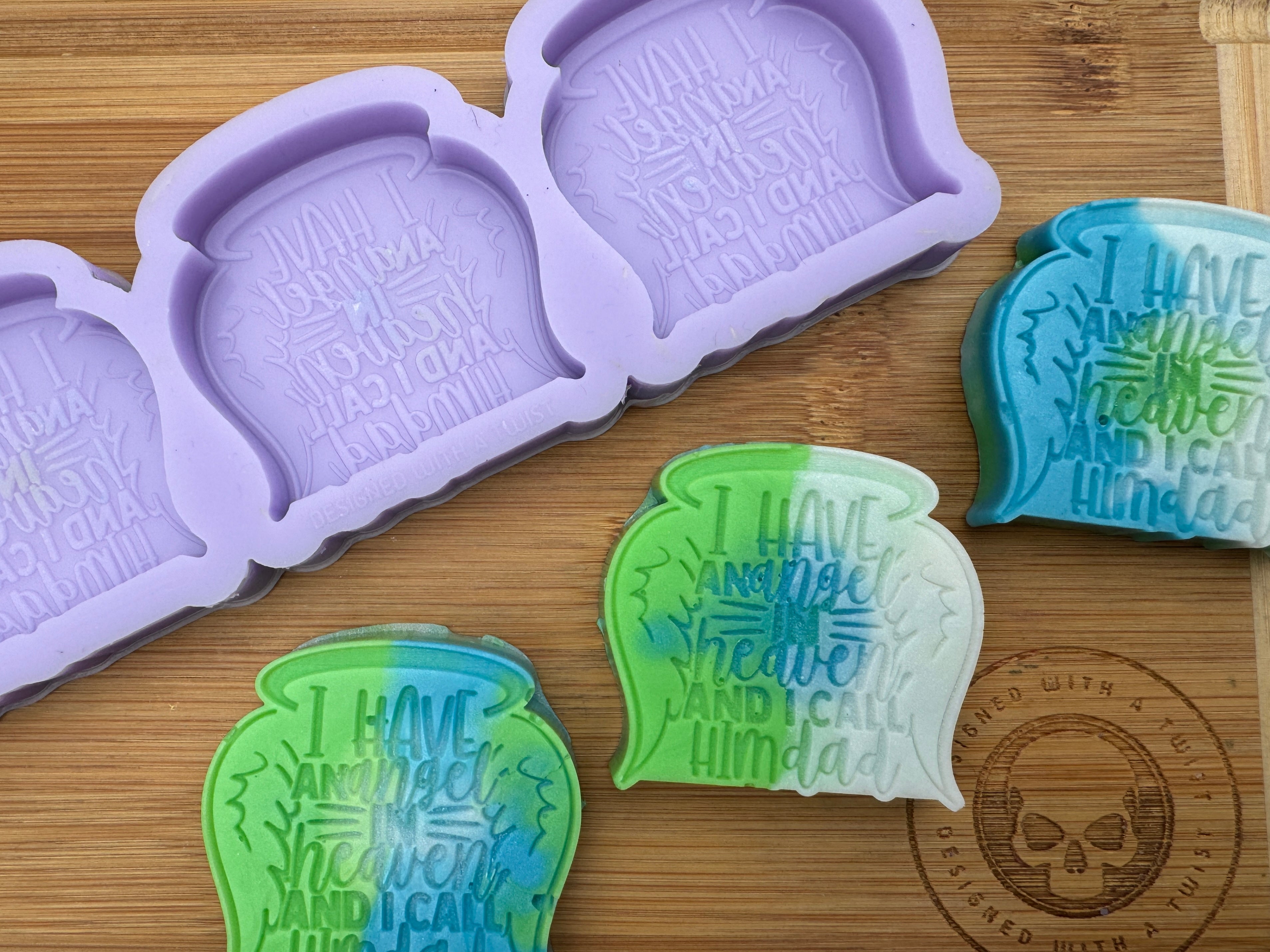 Angel Dad Silicone Mold