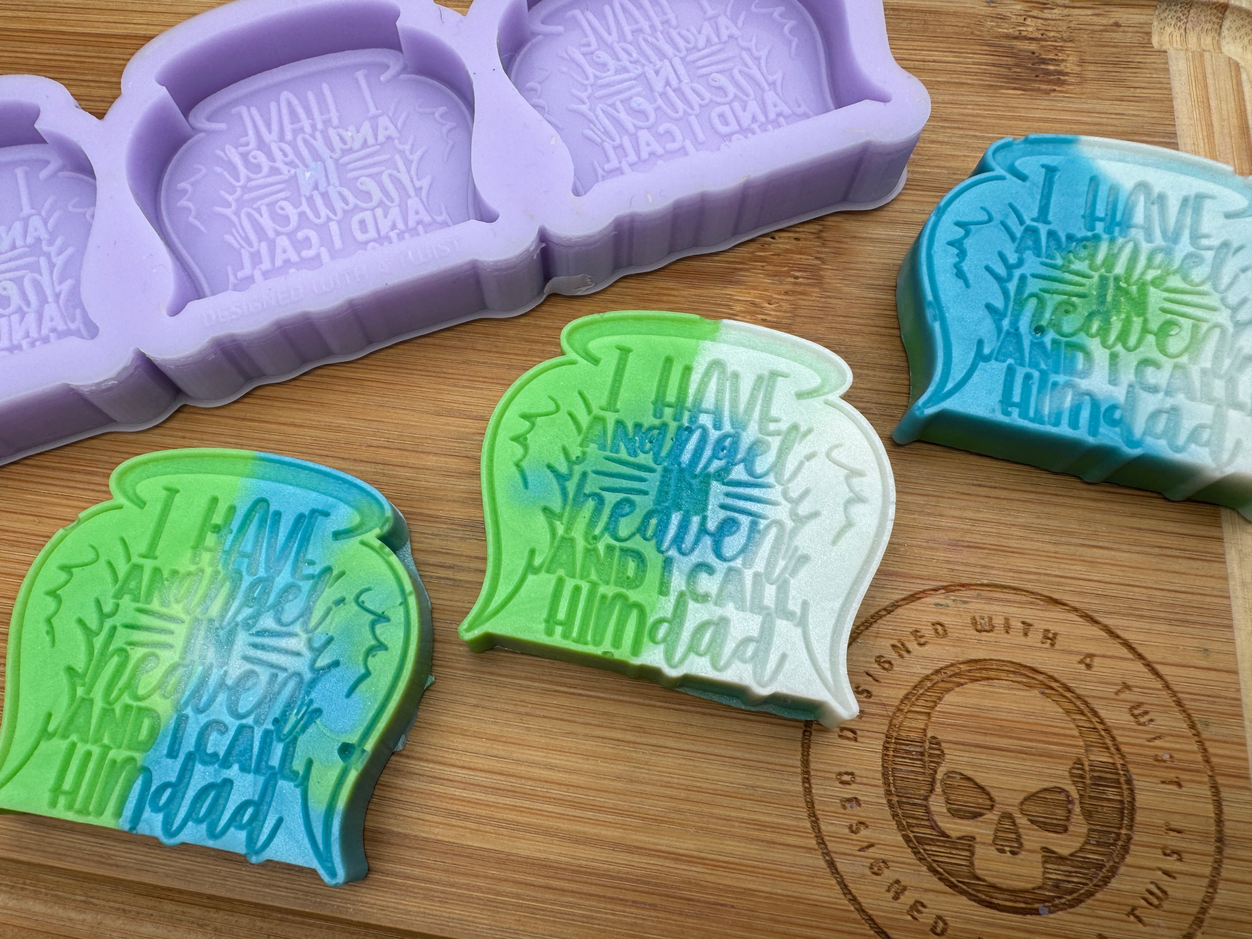 Angel Dad Silicone Mold