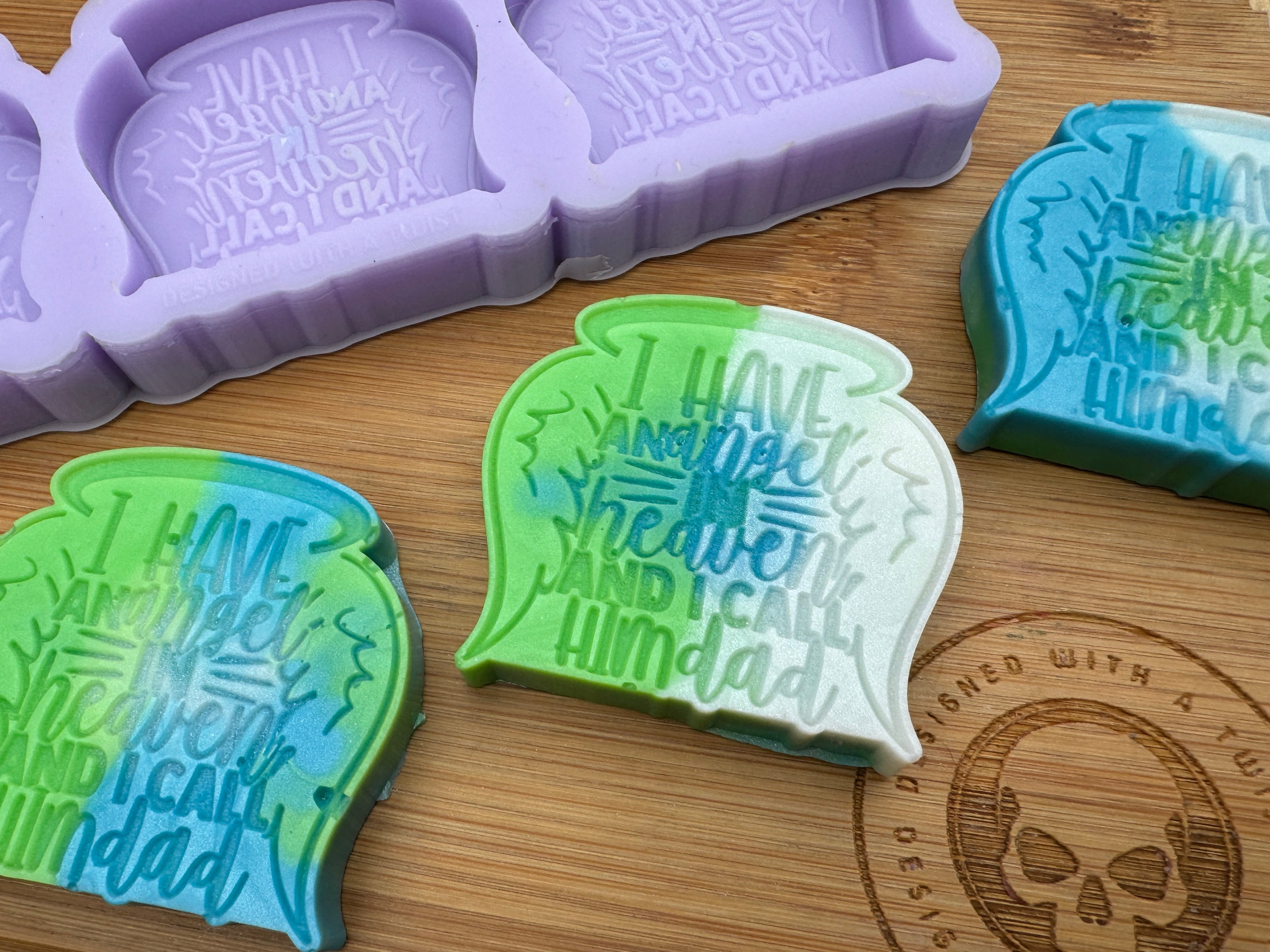 Angel Dad Silicone Mold