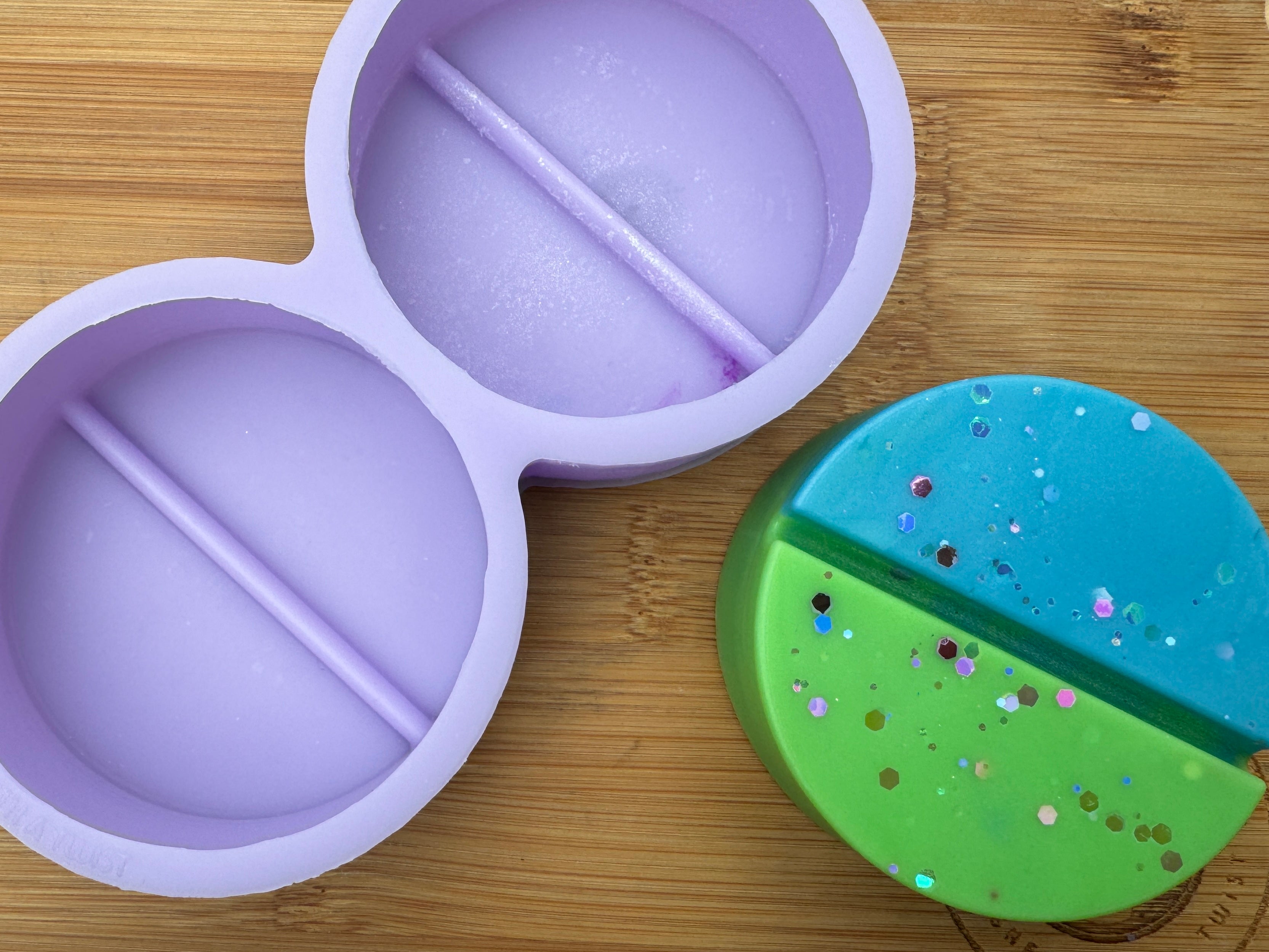 Round Duo Snap Silicone Mold