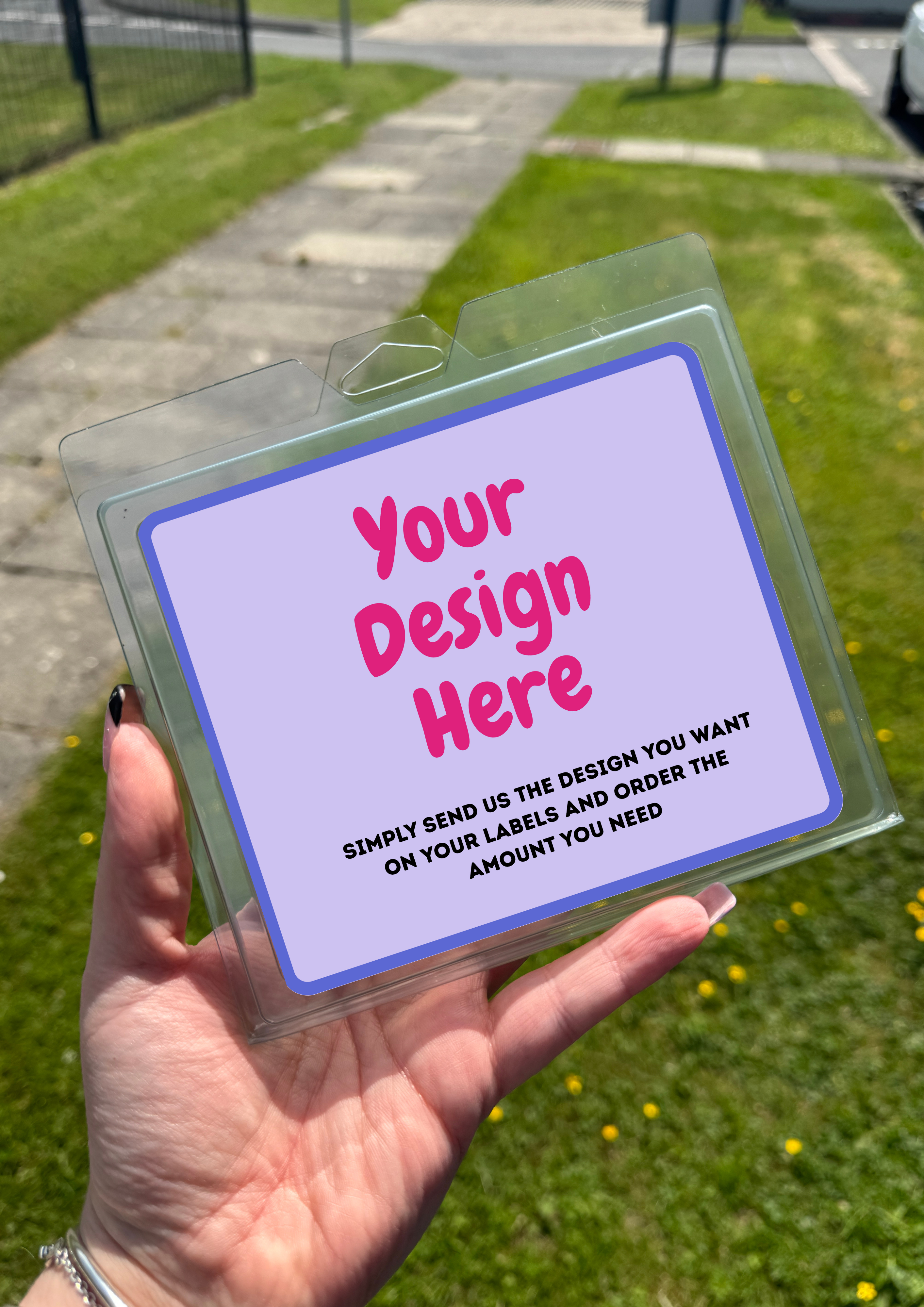 102 x 118mm Rectangle Label - MINIMUM ORDER QUANTITY 10