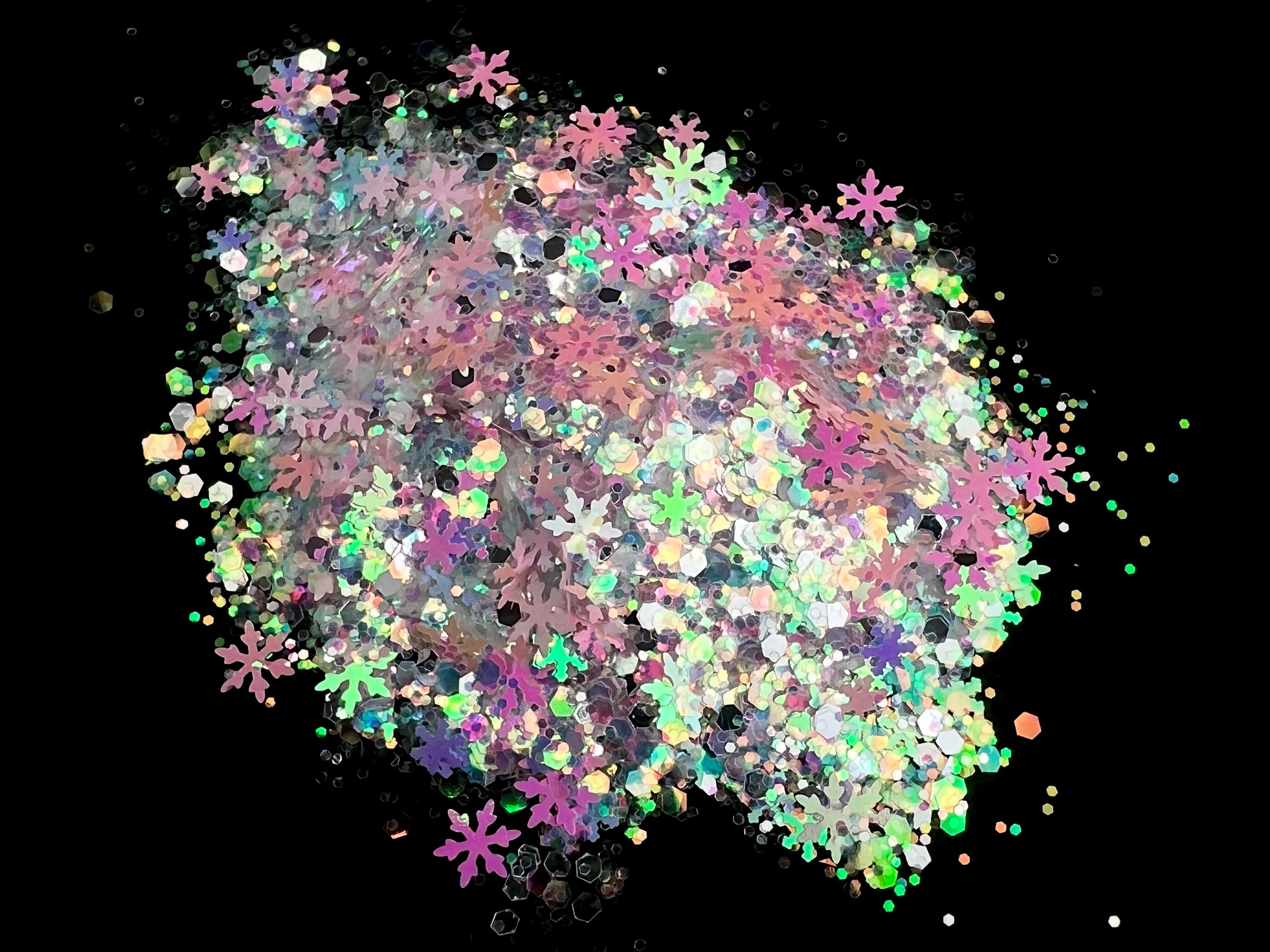 Morning Snow - Glitter Bag 10g - Designed with a Twist - Top quality silicone molds made in the UK.